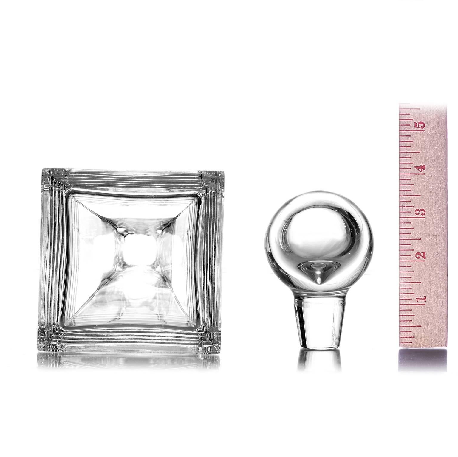 tiffany crystal decanter