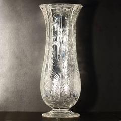 Art Nouveau Rock Crystal Vase by Webb