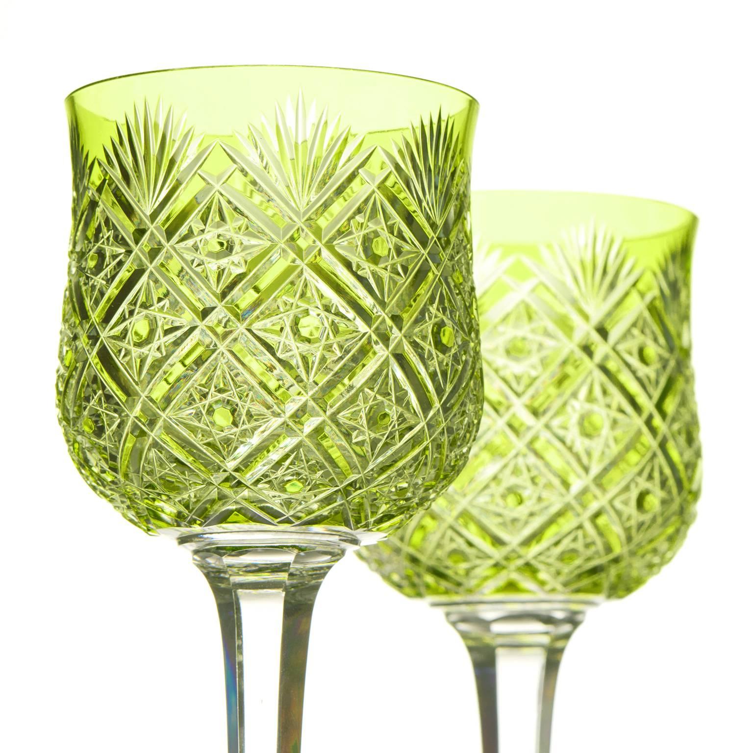 chartreuse glassware