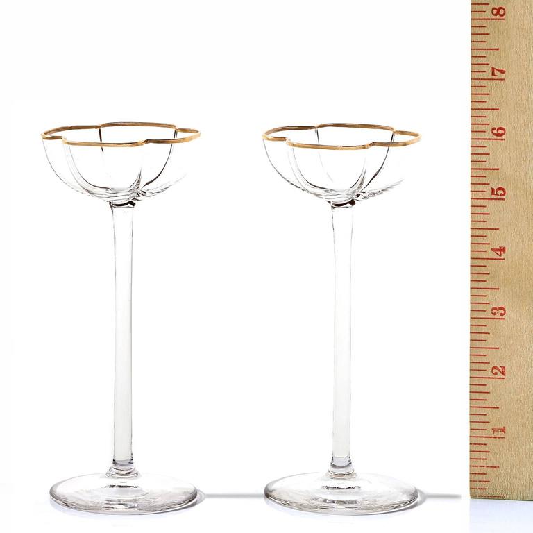 16 Exceptional Art Deco Cordial Goblets by Moser at 1stdibs