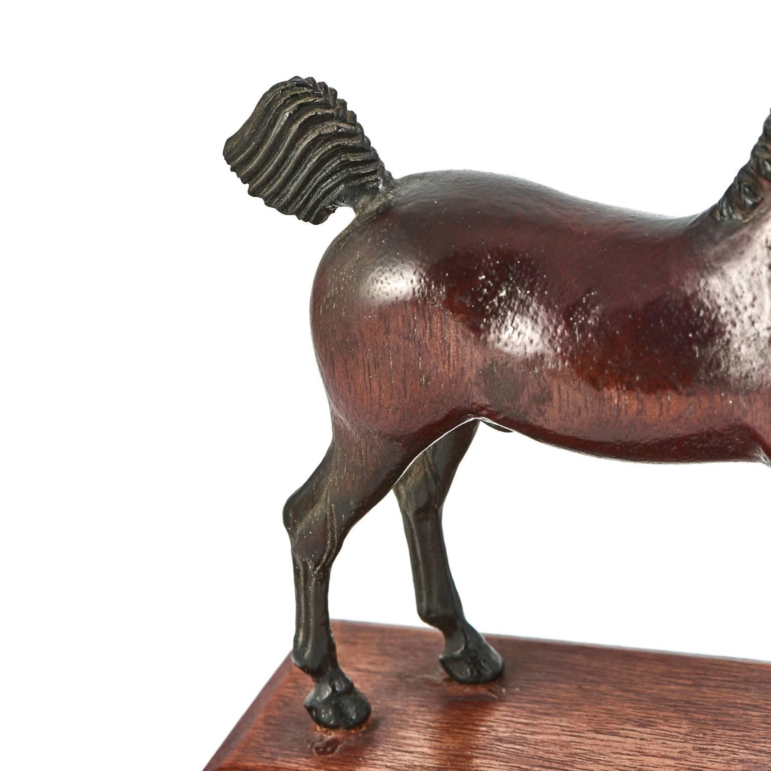 Peter Giba Carved Horse In Excellent Condition In Litchfield, CT