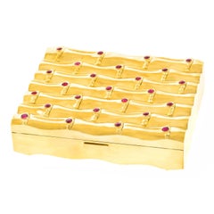 Fabulous Fifties Bamboo Motif Gold Box
