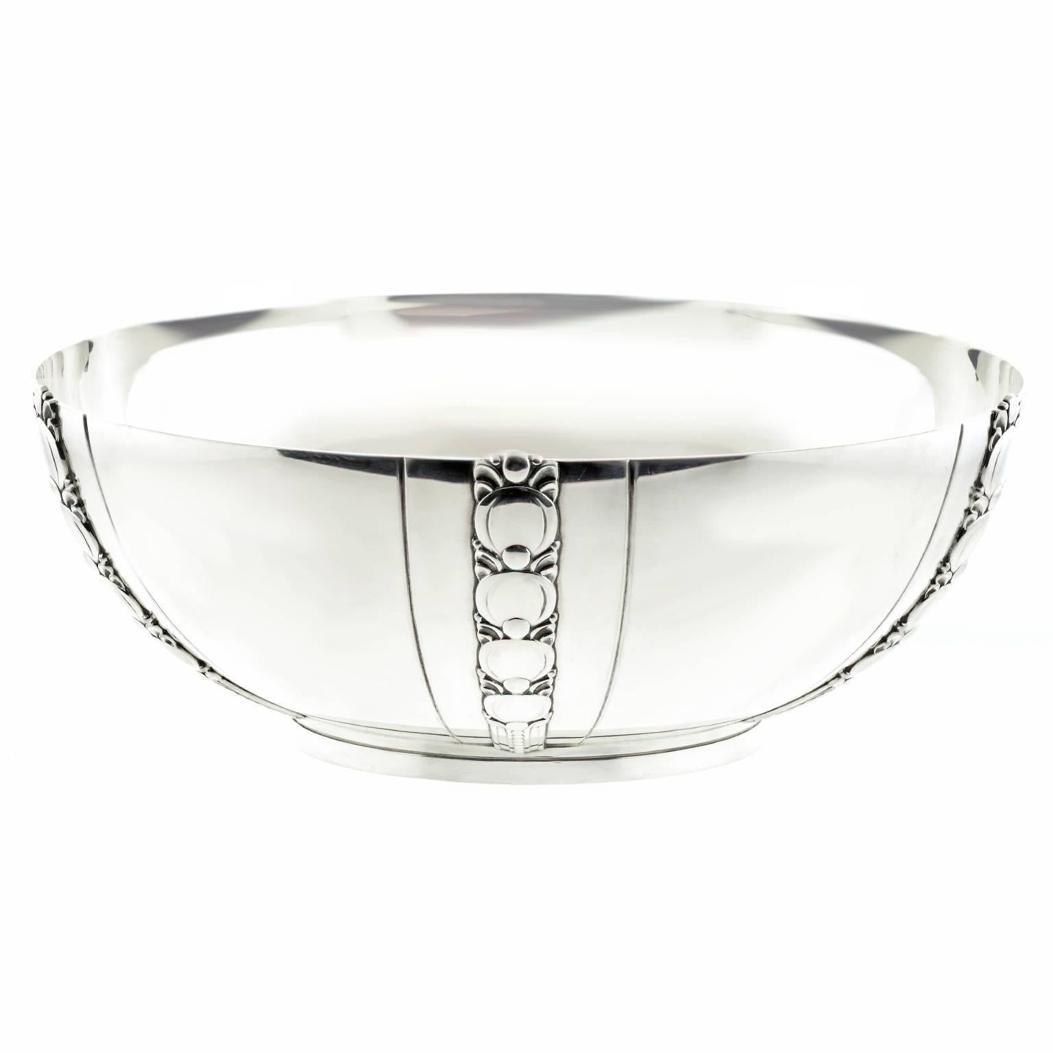 American Tiffany & Co. Art Deco Sterling Bowl