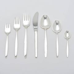 Georg Jensen Cypress Pattern Sterling Flatware