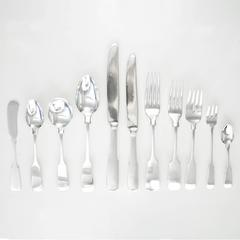 Gorham Old English Tipt Pattern Sterling Flatware Set