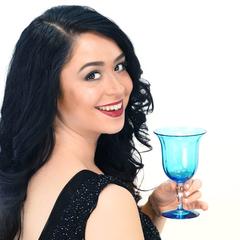 12 Art Deco Celeste Blue Steuben Water Goblets