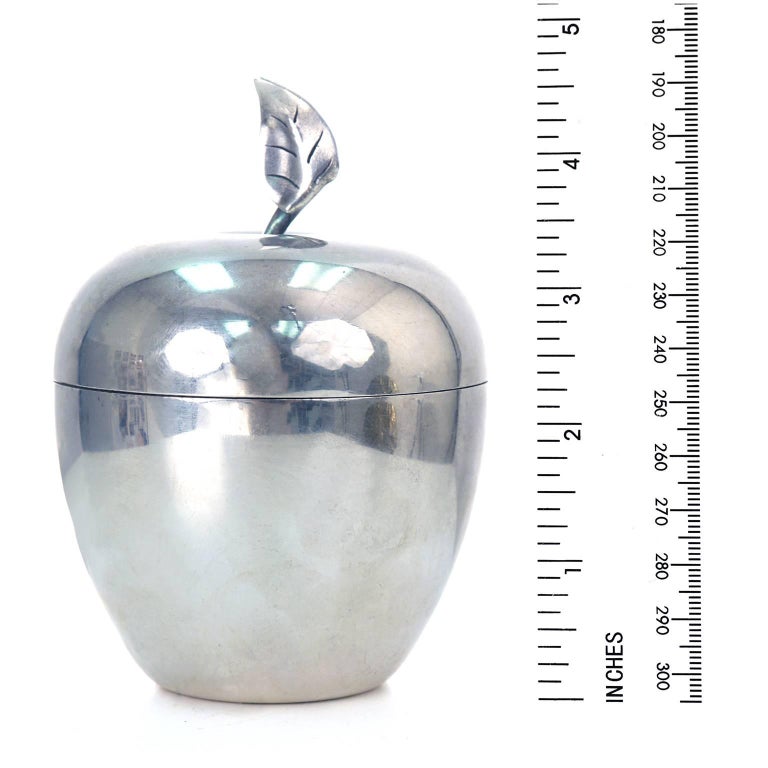 1970s Sterling Tiffany and Co. Pop Art Apple Box at 1stDibs