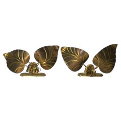 Tommaso Barbi Wall Sconce for Bottega Gadda, Handcrafted Brass, 1970