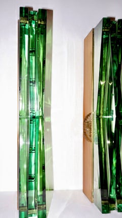 Model 1829 Wall Lights by Max Ingrand for Fontana Arte Italy c. 1961