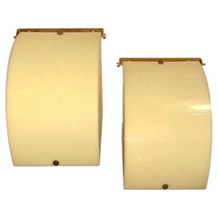 Mid-Century Modern Angelo Lelii-Style Perspex Wall Sconces or Table Lamps from the 1950s