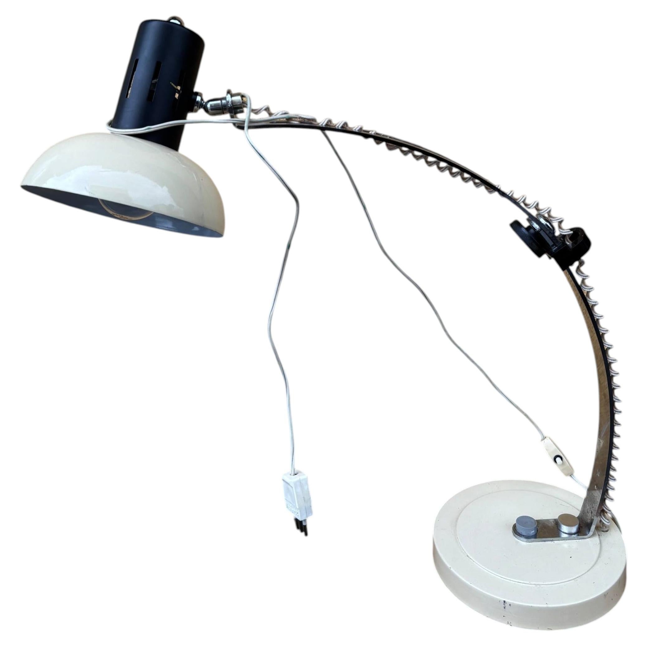 Extremely Rare Italian Space Age Studio Desk Lamp by Harvey Guzzini - 1970