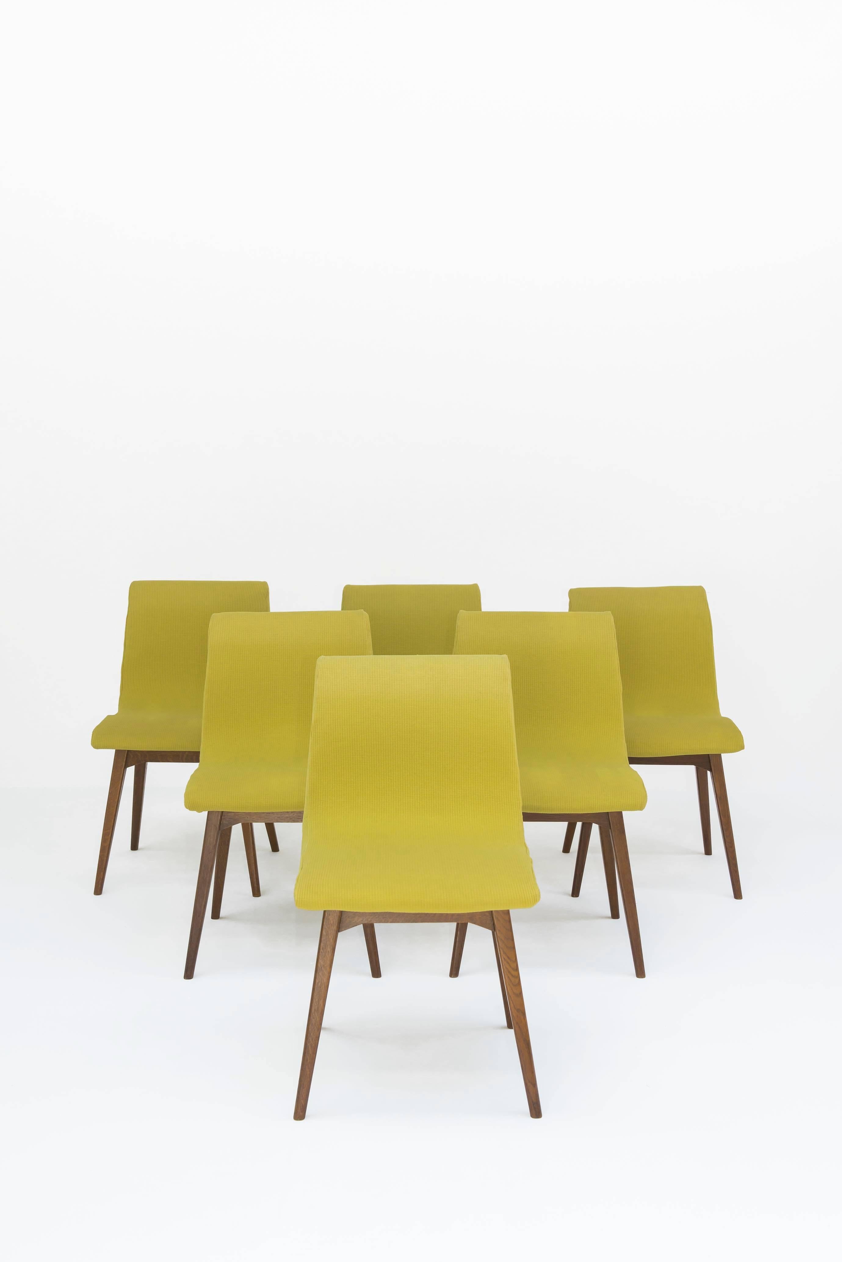 Set of six chairs C59 by René Jean Caillette (1919-2004).
Charron edition, 1960.