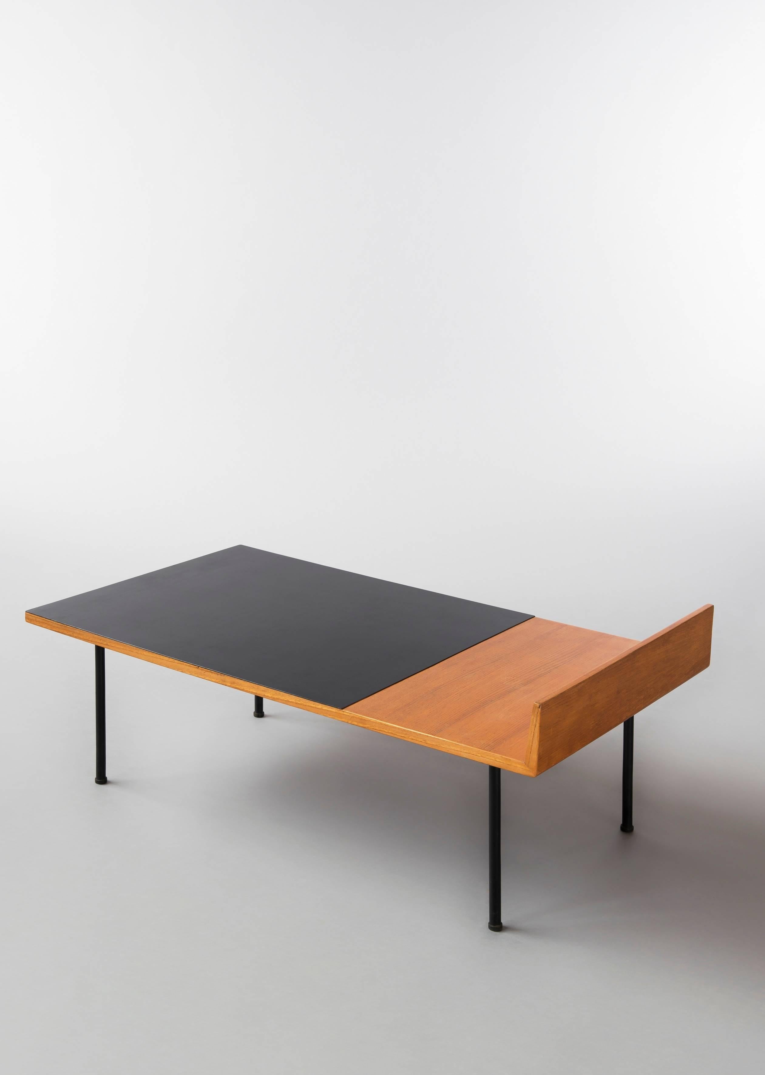 Lacquered Low Table 132 by André Monpoix, Meubles TV Edition, 1953 For Sale