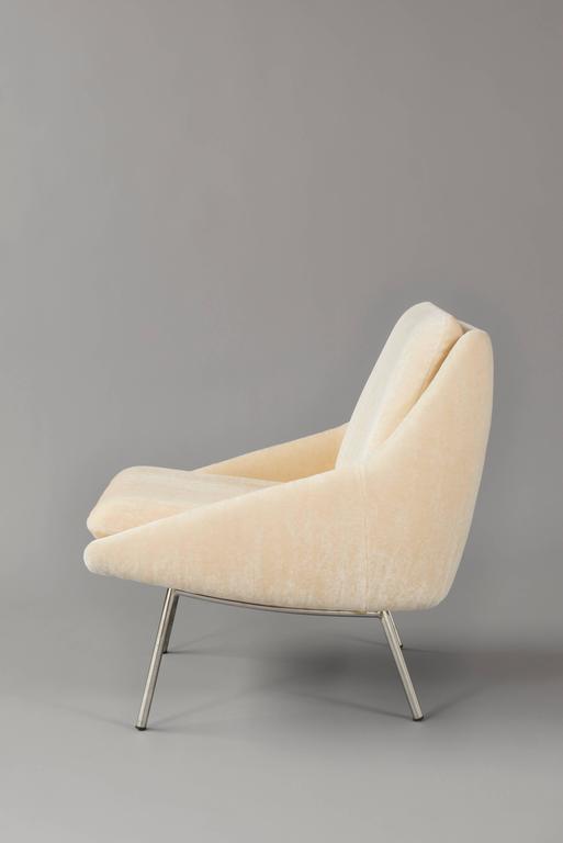 Sofa and pair of armchairs 800 (off-white) - Steiner edition - circa 1956 For Sale 2