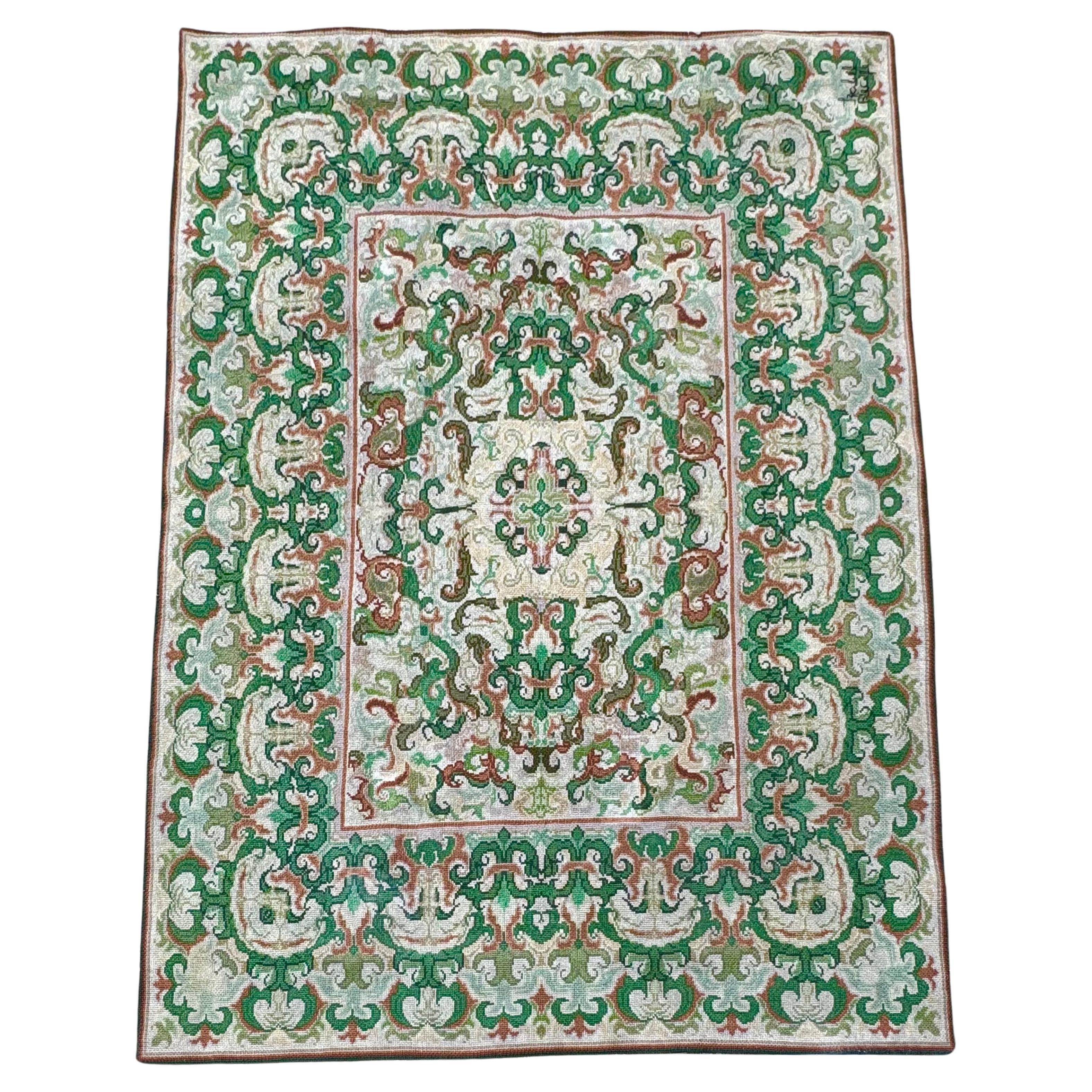 "Serra Verde" - Alfombra brasileña cosida a mano por Izabel do Recife en venta