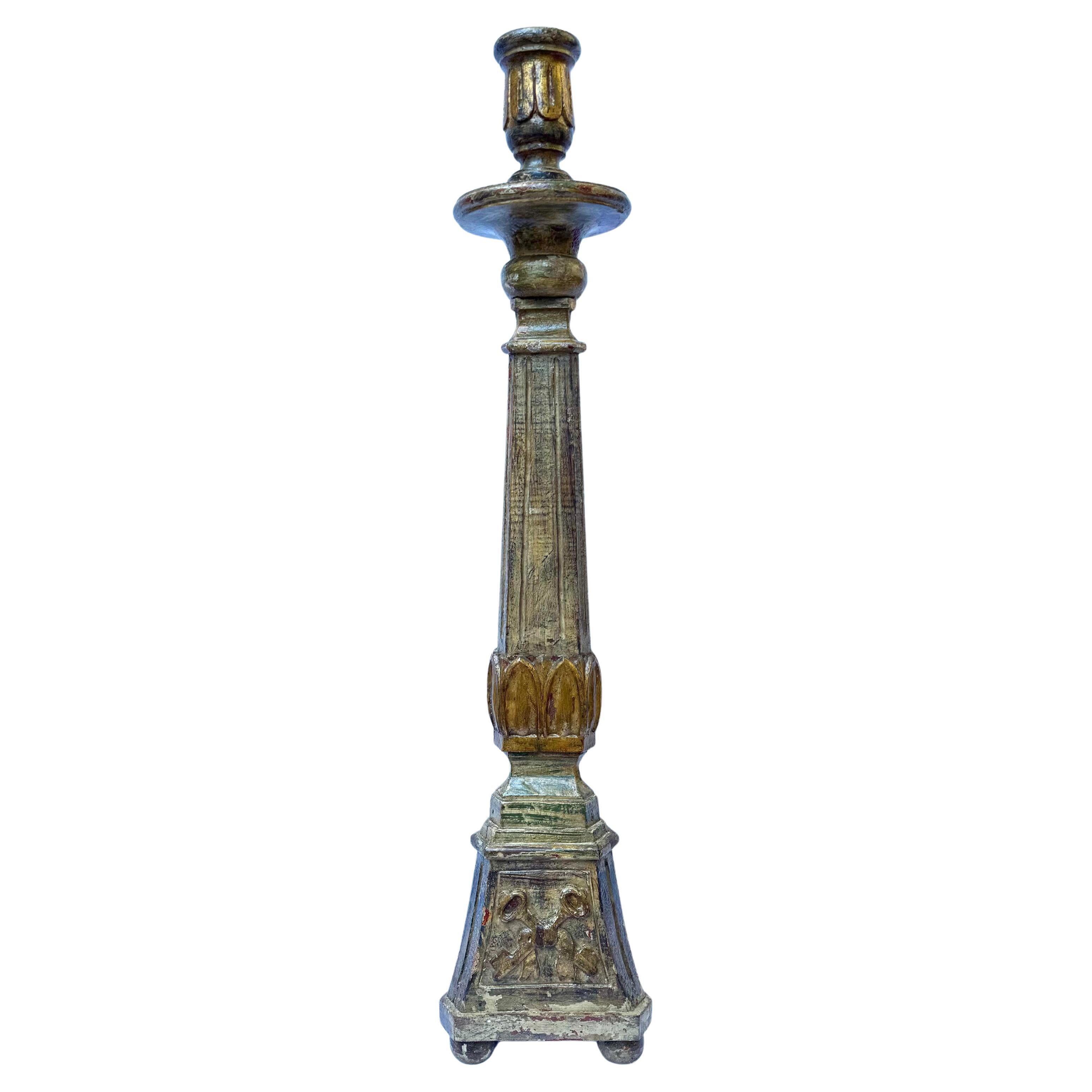 Impressive 19th Century Italian Giltwood  113cm High – Keys of Saint Peter For Sale