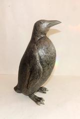 Wonderful Vintage Gucci Italy Silver Plated Large Penguin Figure Statue Object