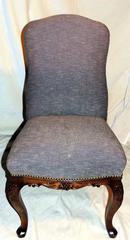 Wonderful Set Eight Formal Carved Upholstered Louis XV Dining Room Chairs Nails