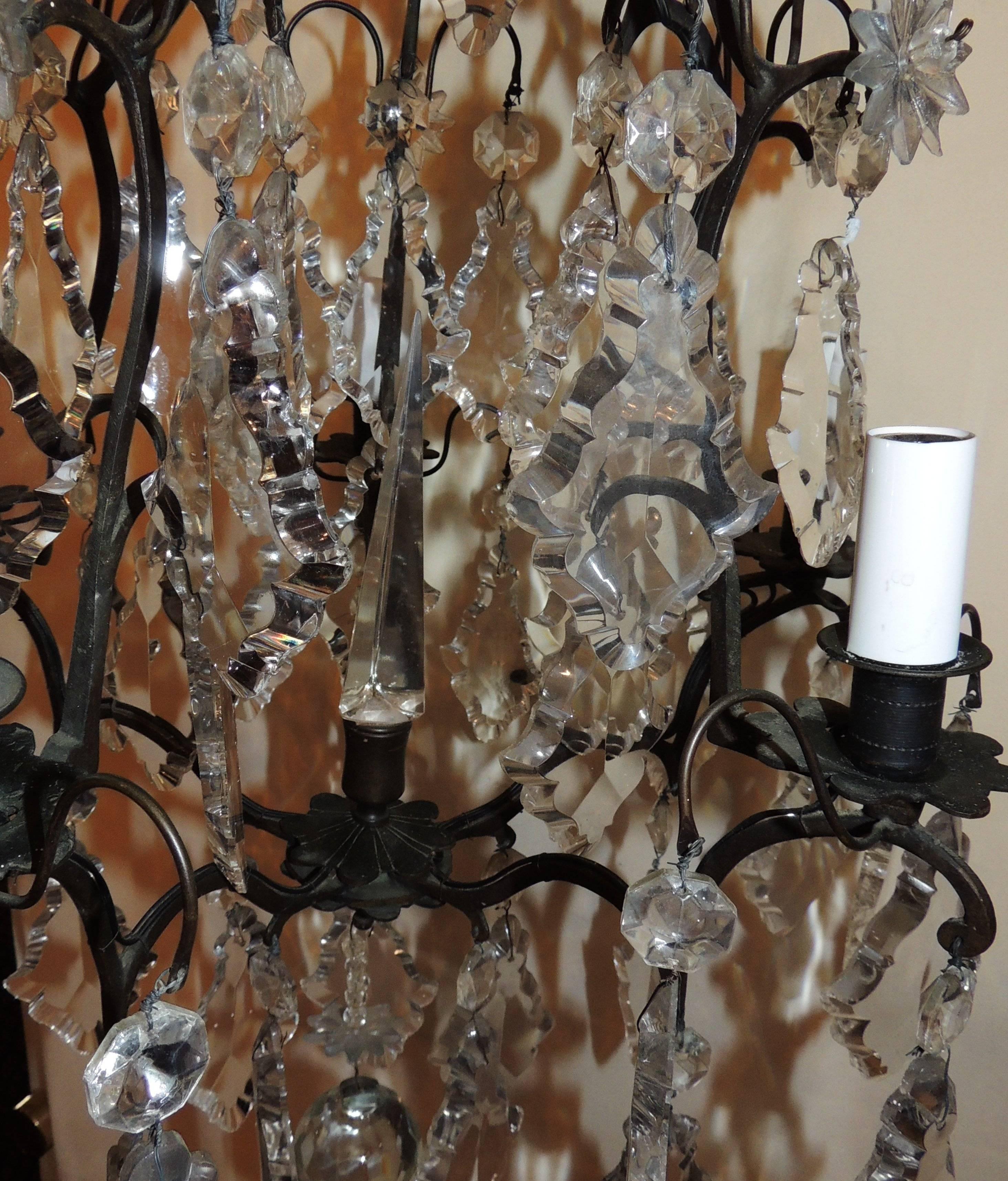 crystal bird chandelier