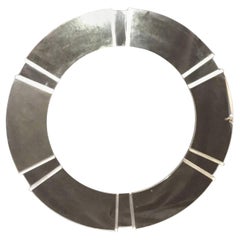 Merveilleux Lorin Marsh moderne miroir rond italien vénitien biseauté panneaux de verre