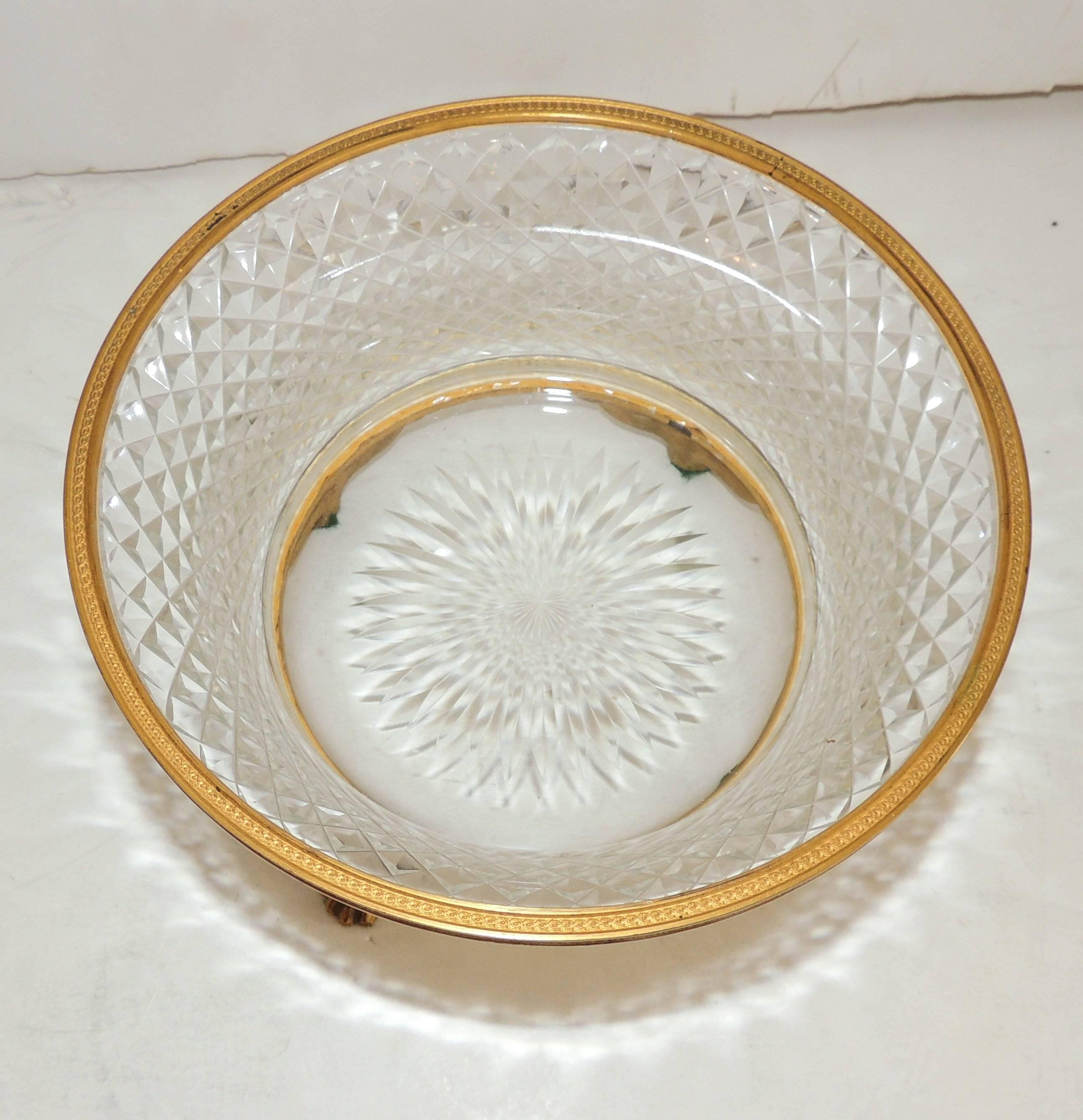 crystal bowl with feet