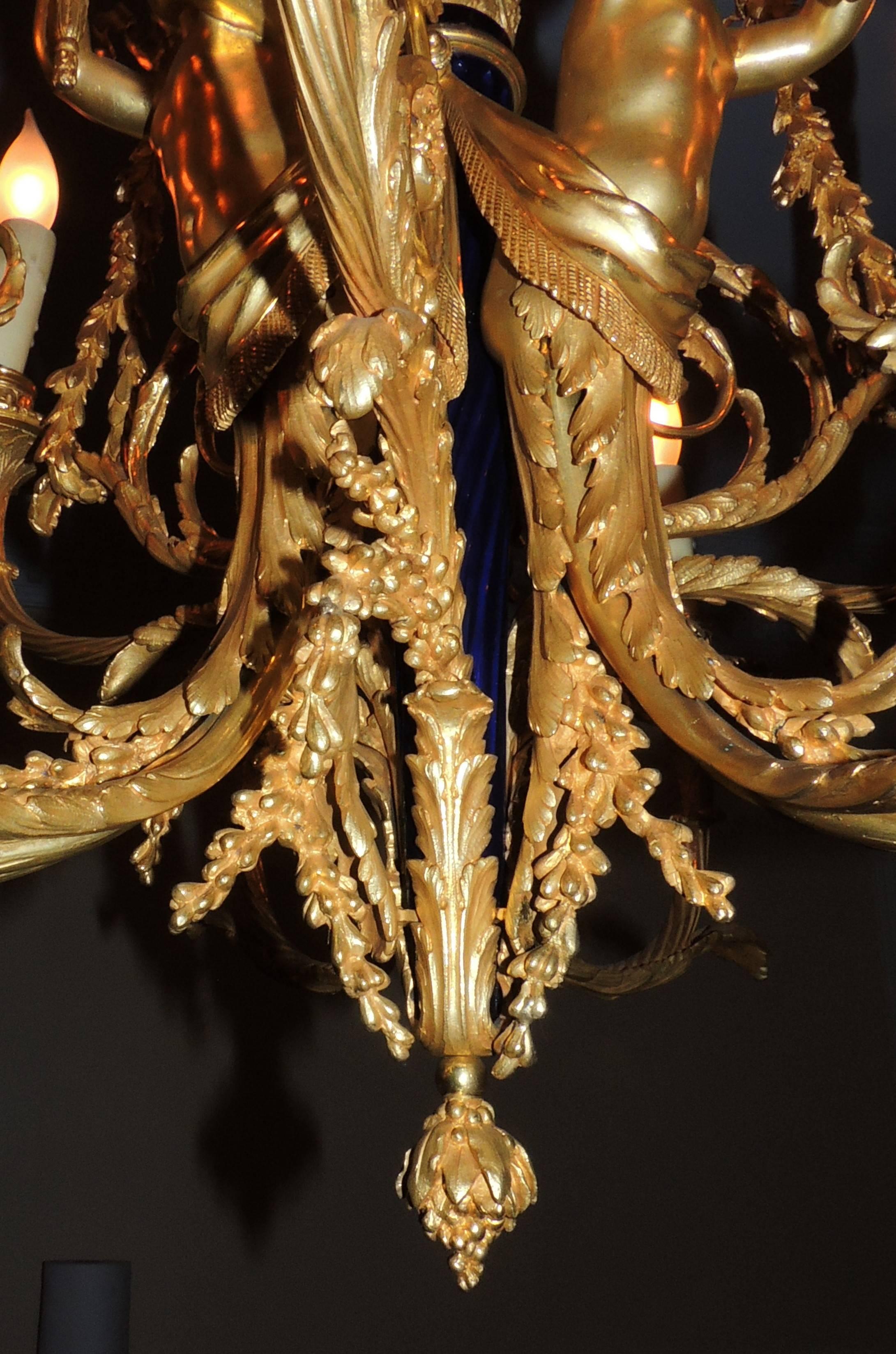 cherub chandelier