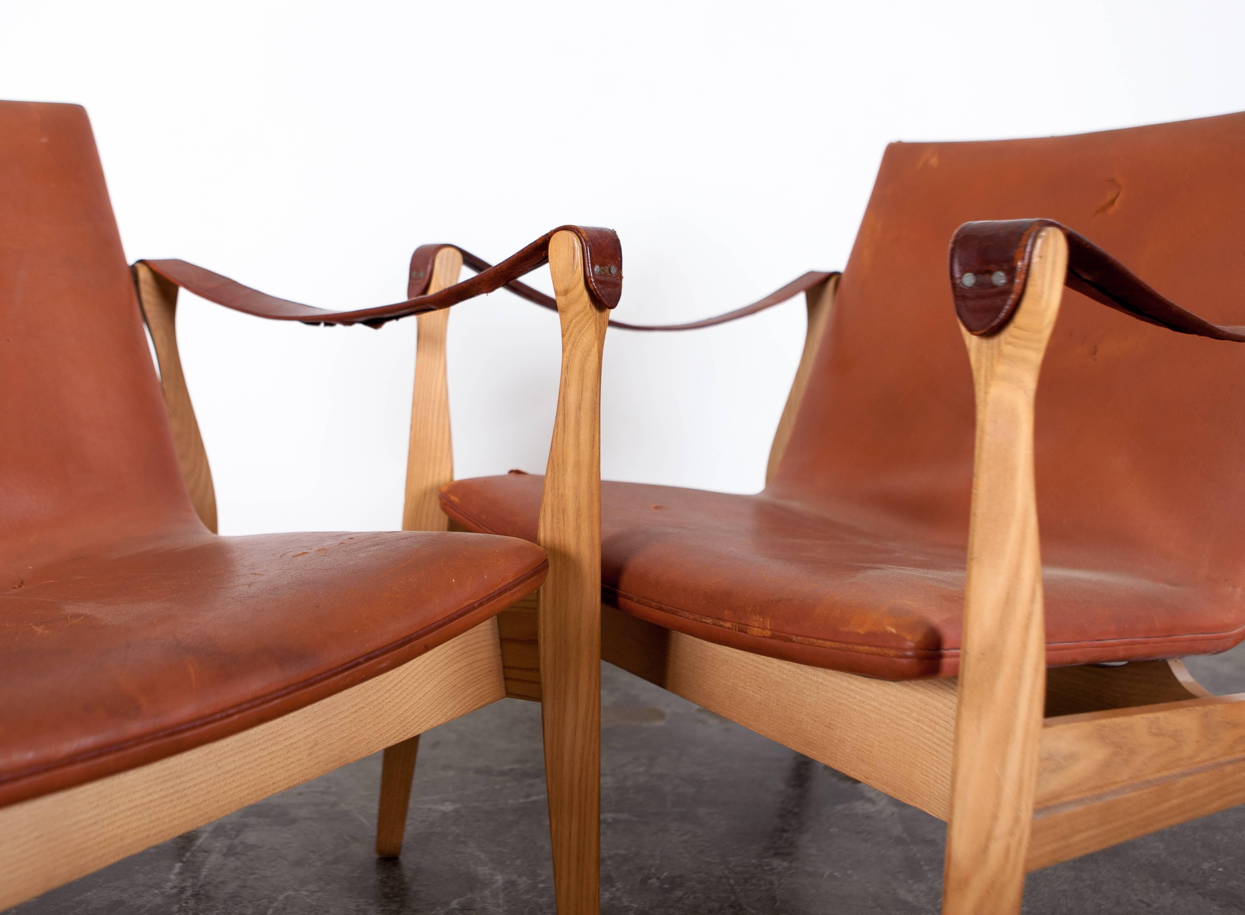 Mid-20th Century Mid-Century Modern Safari Chairs by Ebbe & Karen Clemmensen