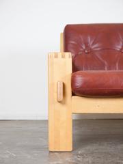 "Bonanza" Leather Sofa by Esko Pajamies for Asko