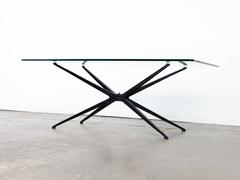 Glass Top Mid-Century Modern Coffee Table