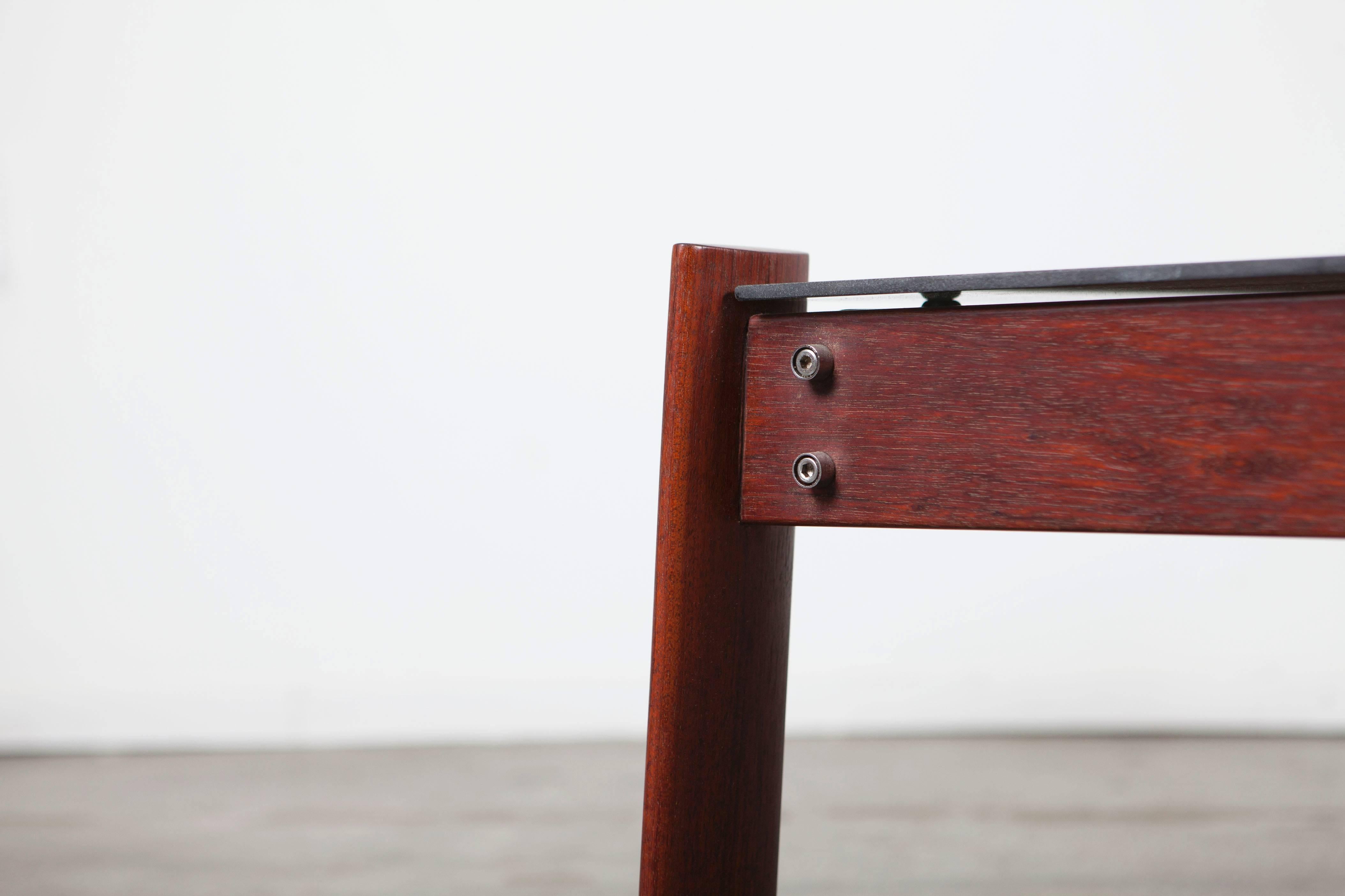 Mid-20th Century Mid-Century Percival Laffer Rosewood Glass Coffee Table