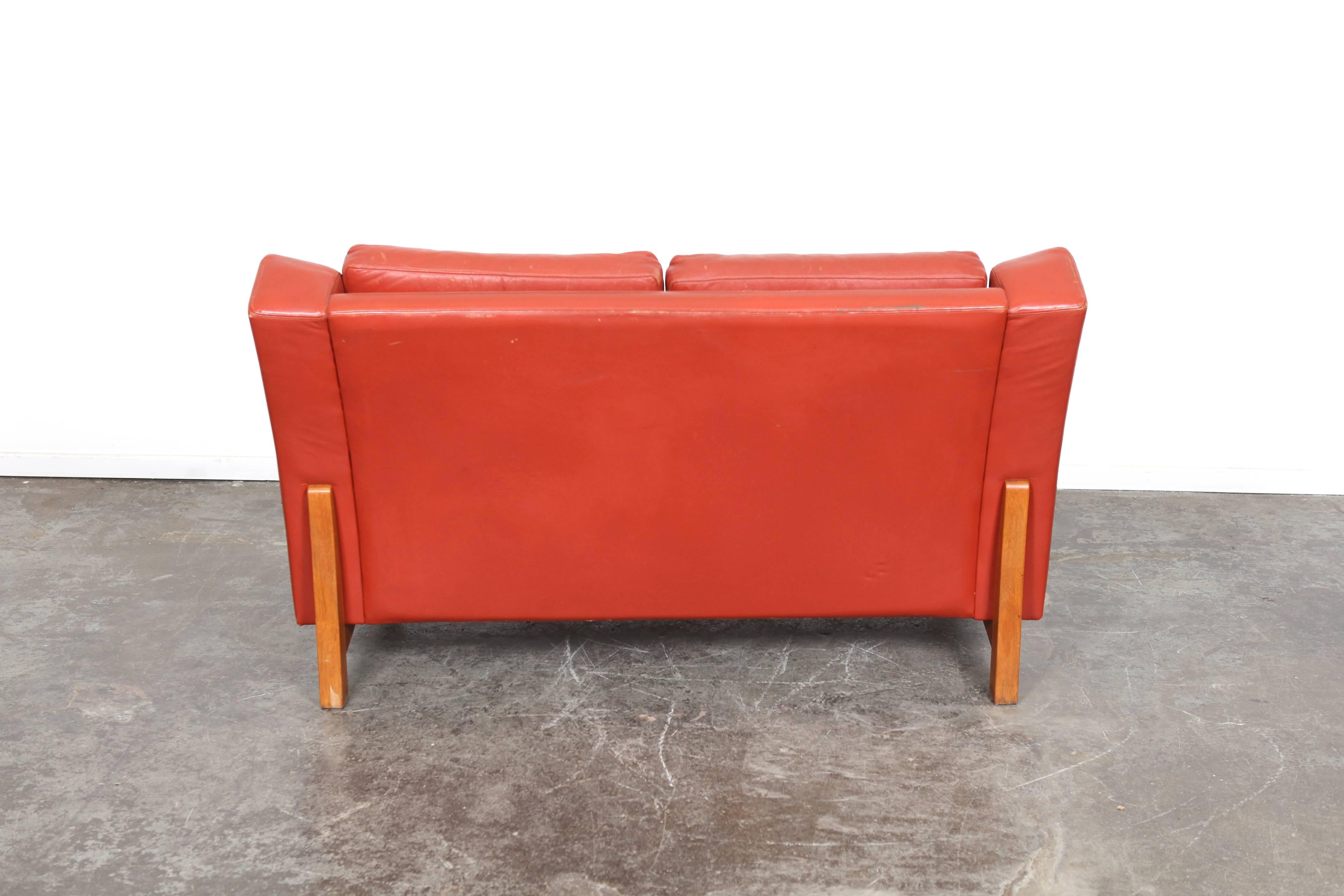 modern loveseat