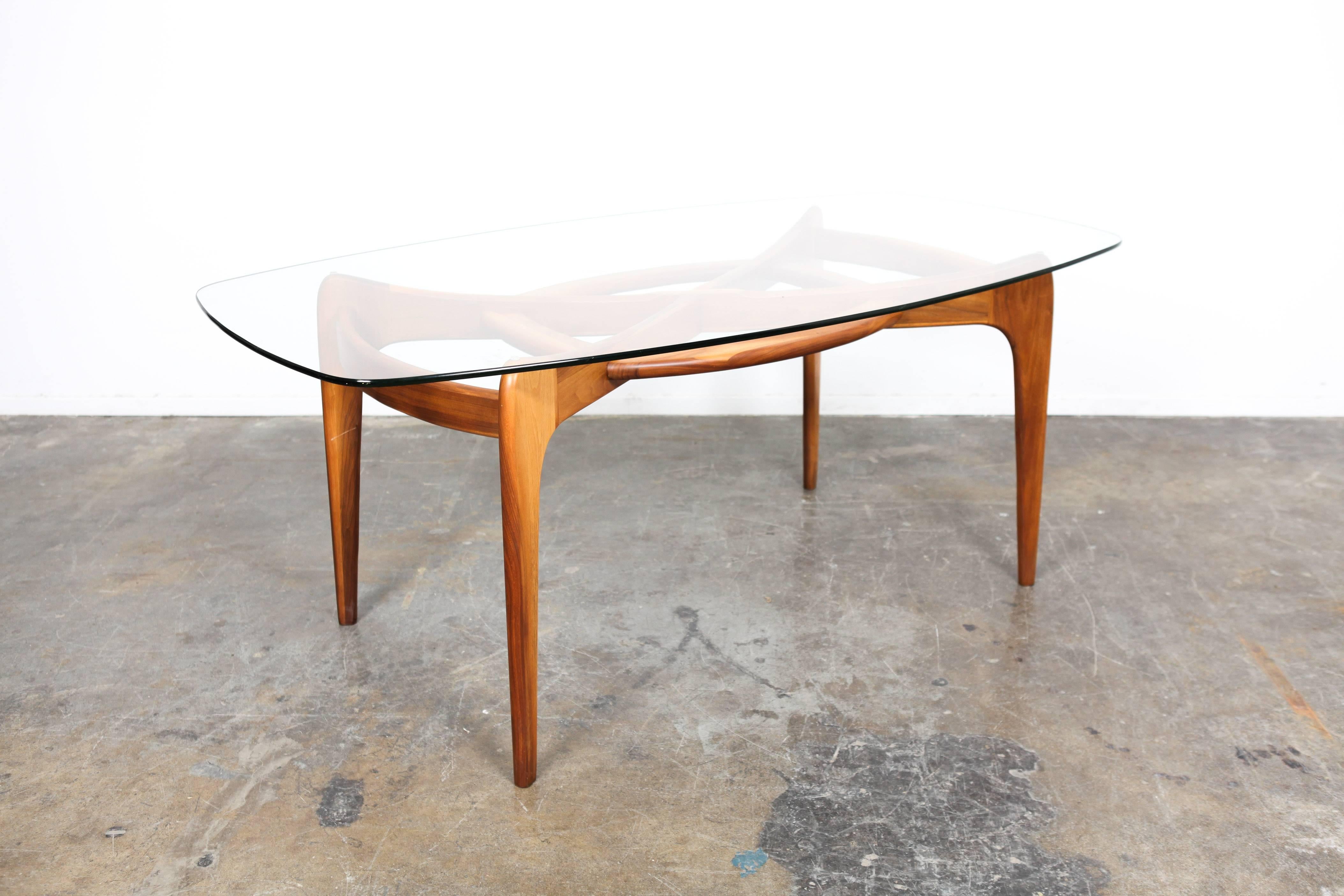 American Adrian Pearsall Mid-Century Modern Walnut Dining Table