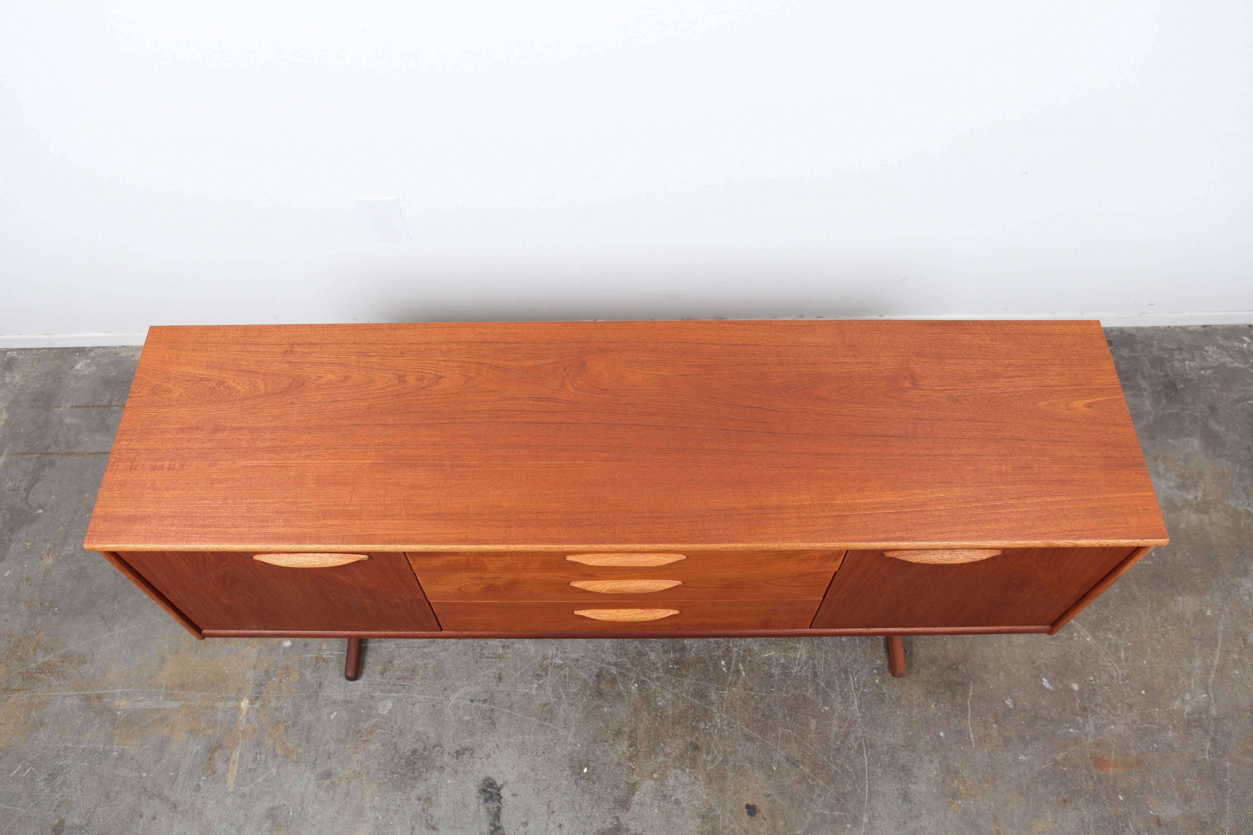 Mid-20th Century English Mid-Century Modern Teak Sideboard by Frank Guille