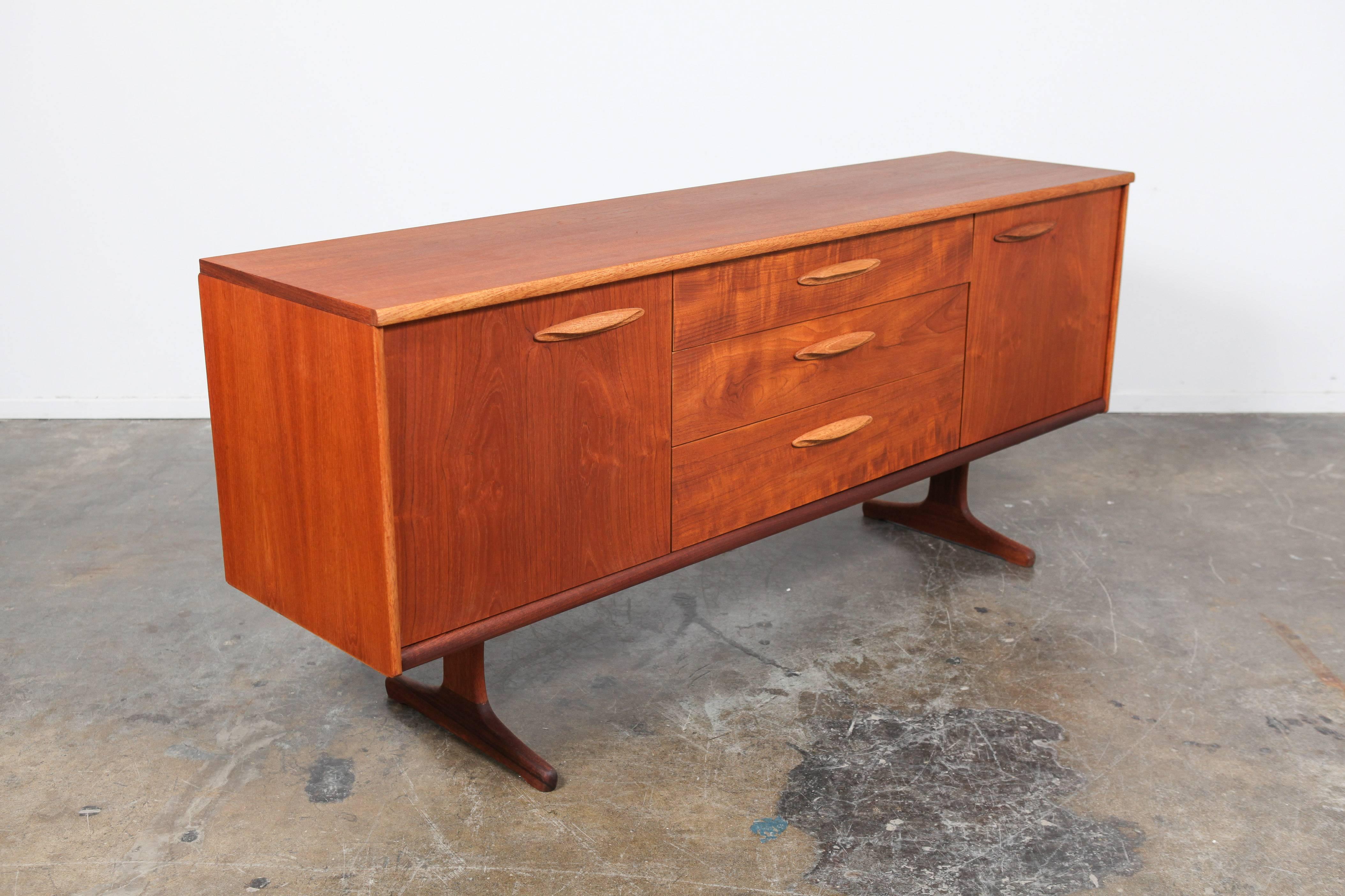 English Mid-Century Modern Teak Sideboard by Frank Guille 1