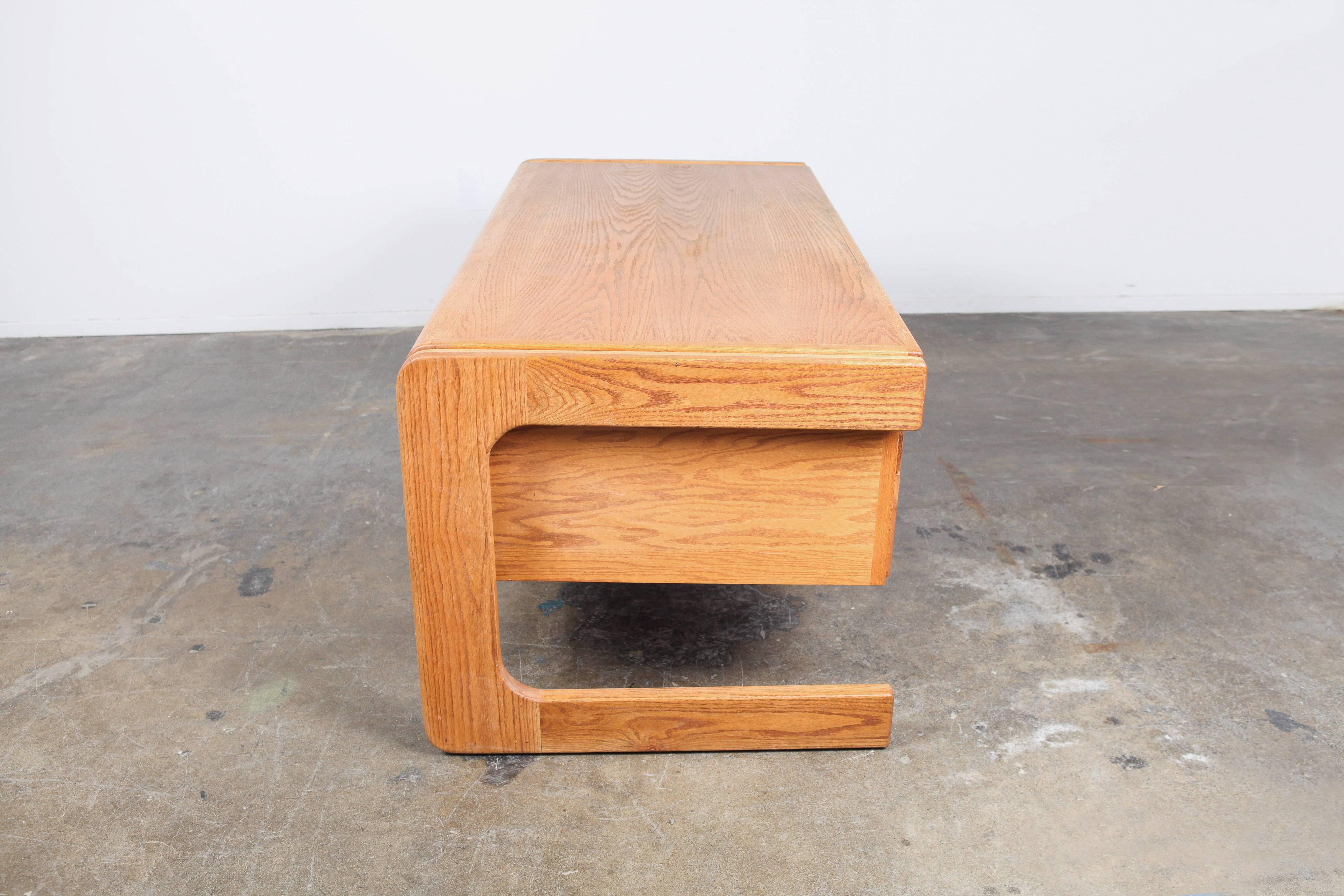 American Mid-Century Modern Oak Lou Hodges Desk 3