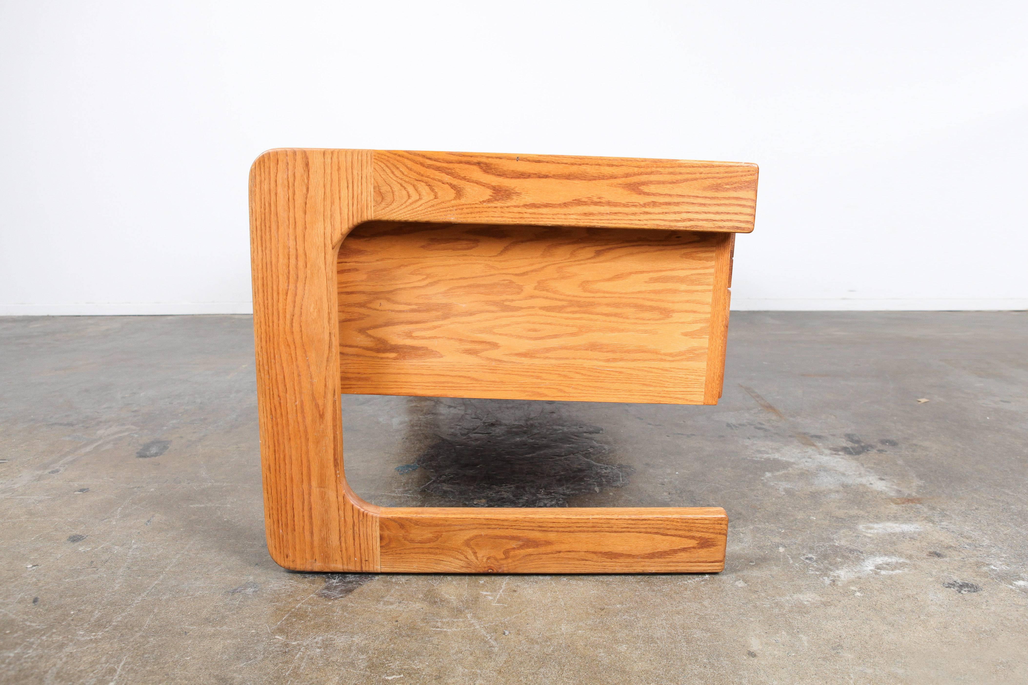 American Mid-Century Modern Oak Lou Hodges Desk 4