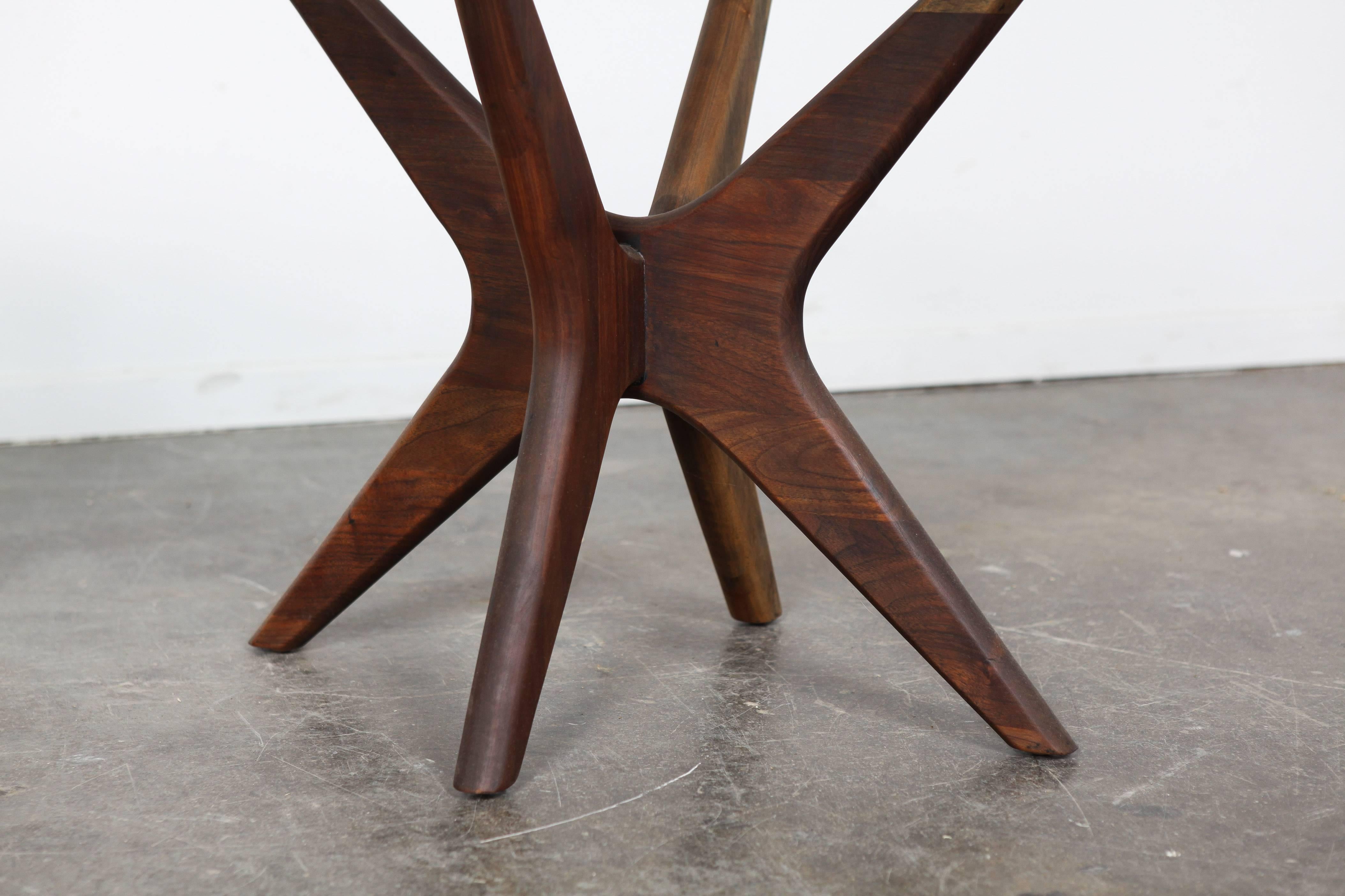 American Pair of Mid-Century Walnut End Tables by Adrian Pearsall for Craft Associates