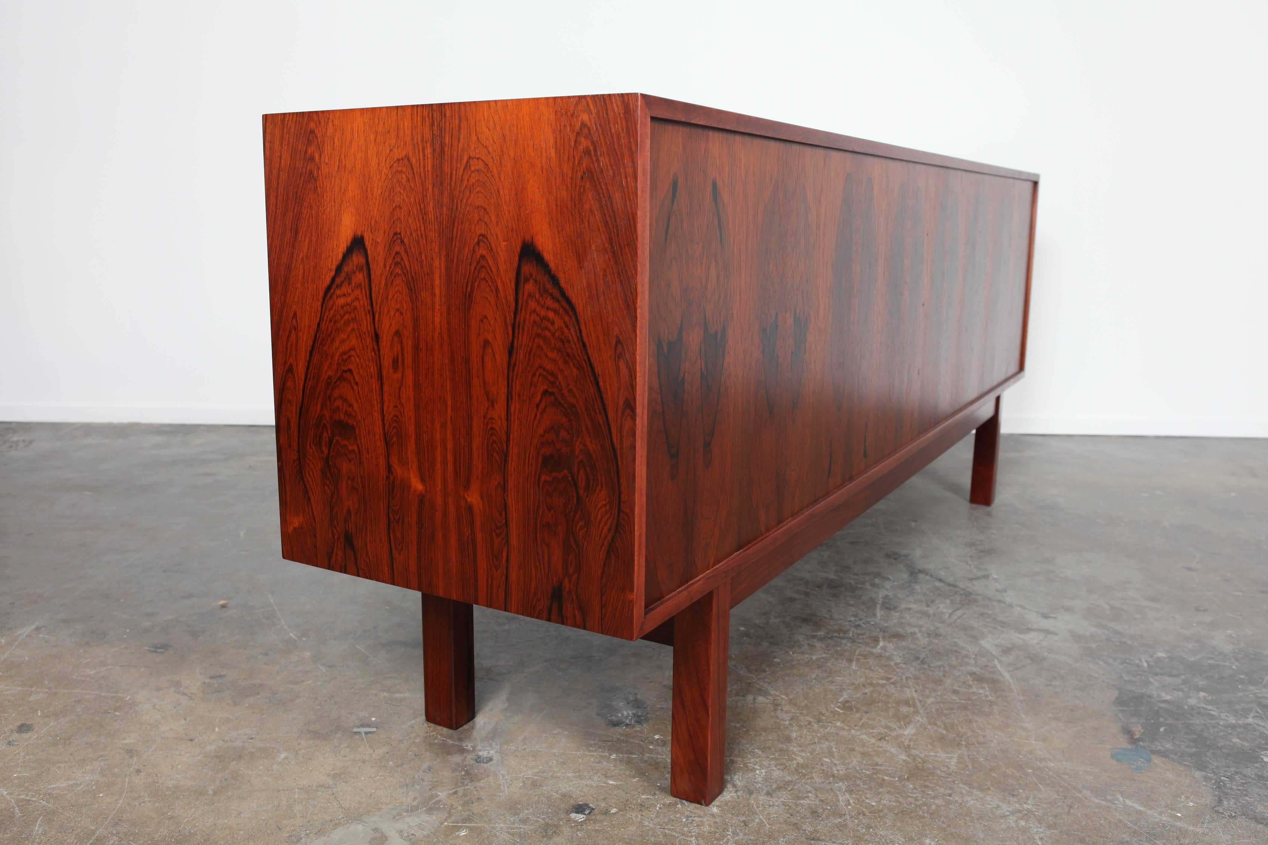 Danish, Mid-Century Modern, Rosewood Sideboard by Gunni Omann 4