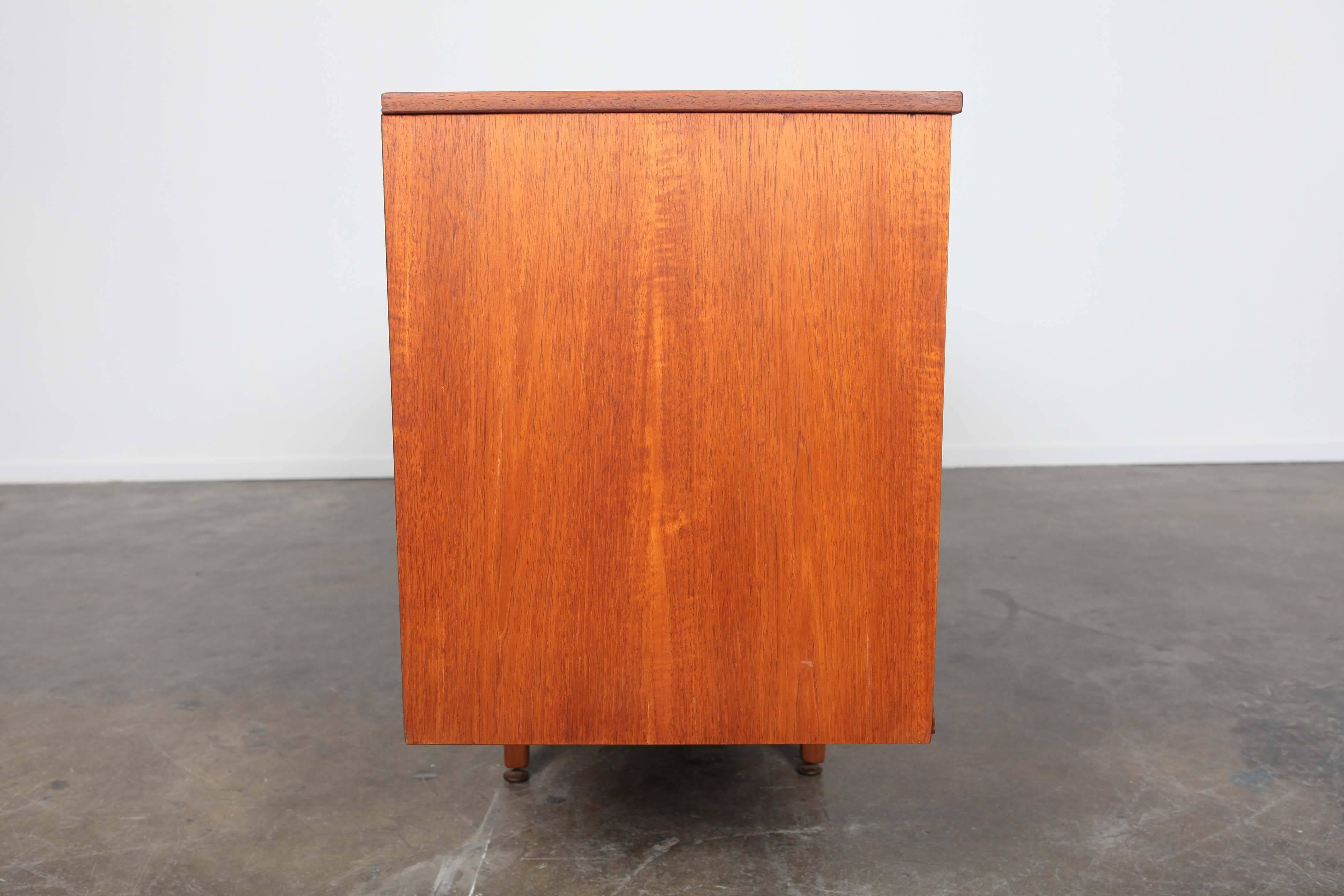 Mid-20th Century English Mid-Century Modern Four Drawer Teak Sideboard