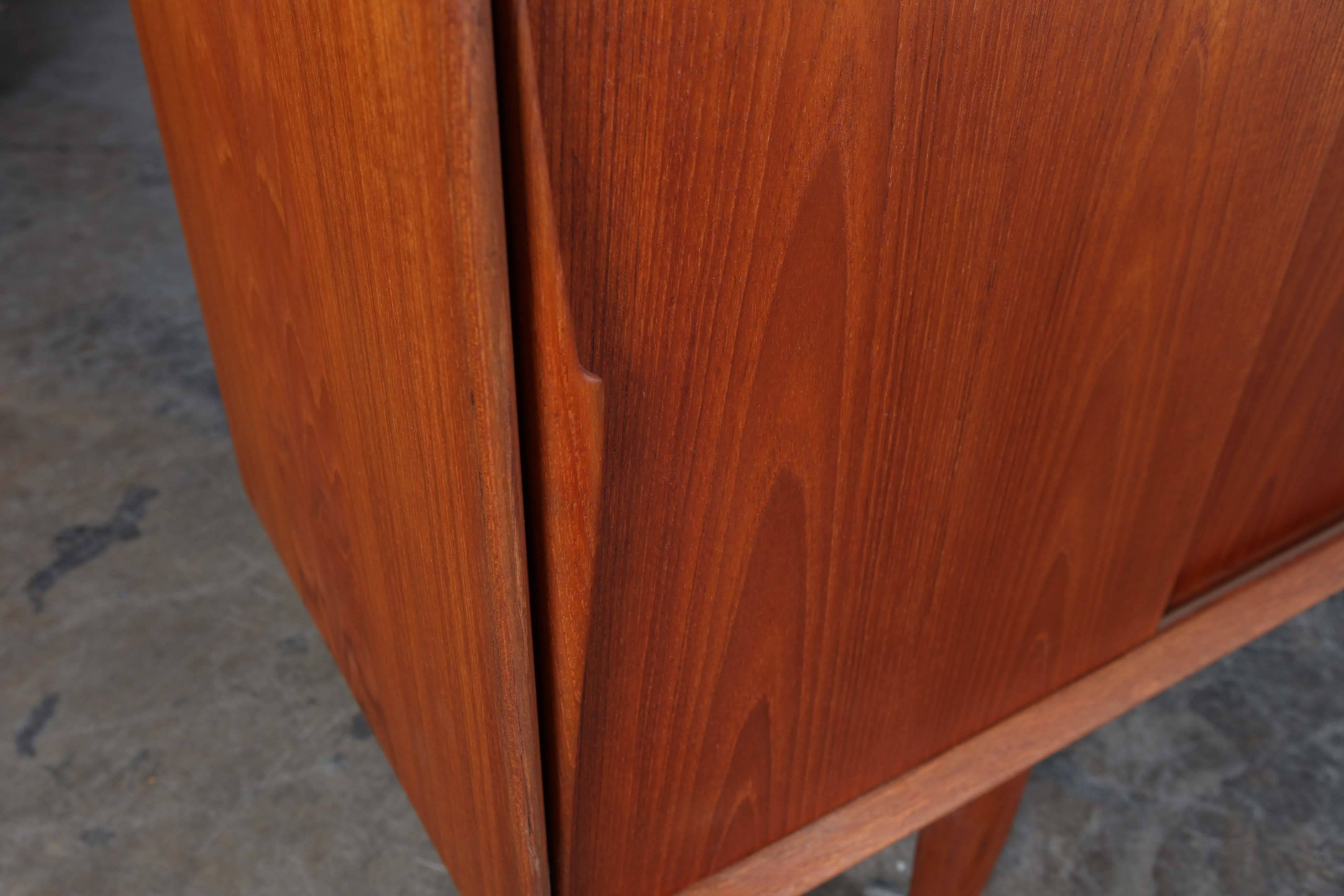 Danish Mid-Century Modern Four-Drawer Teak Sideboard by Drylund 2