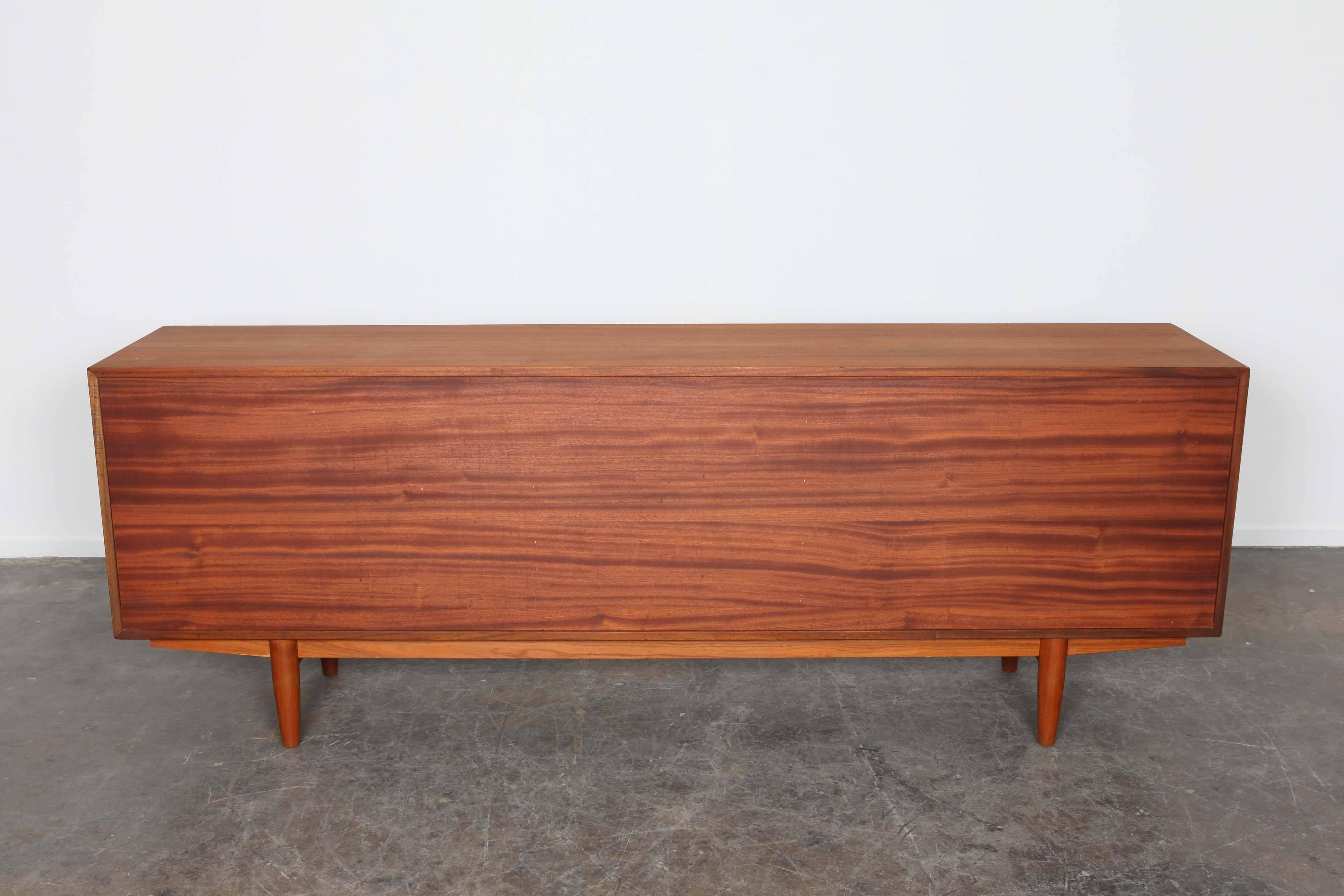 Danish Mid-Century Modern Four-Drawer Teak Sideboard by Drylund 4