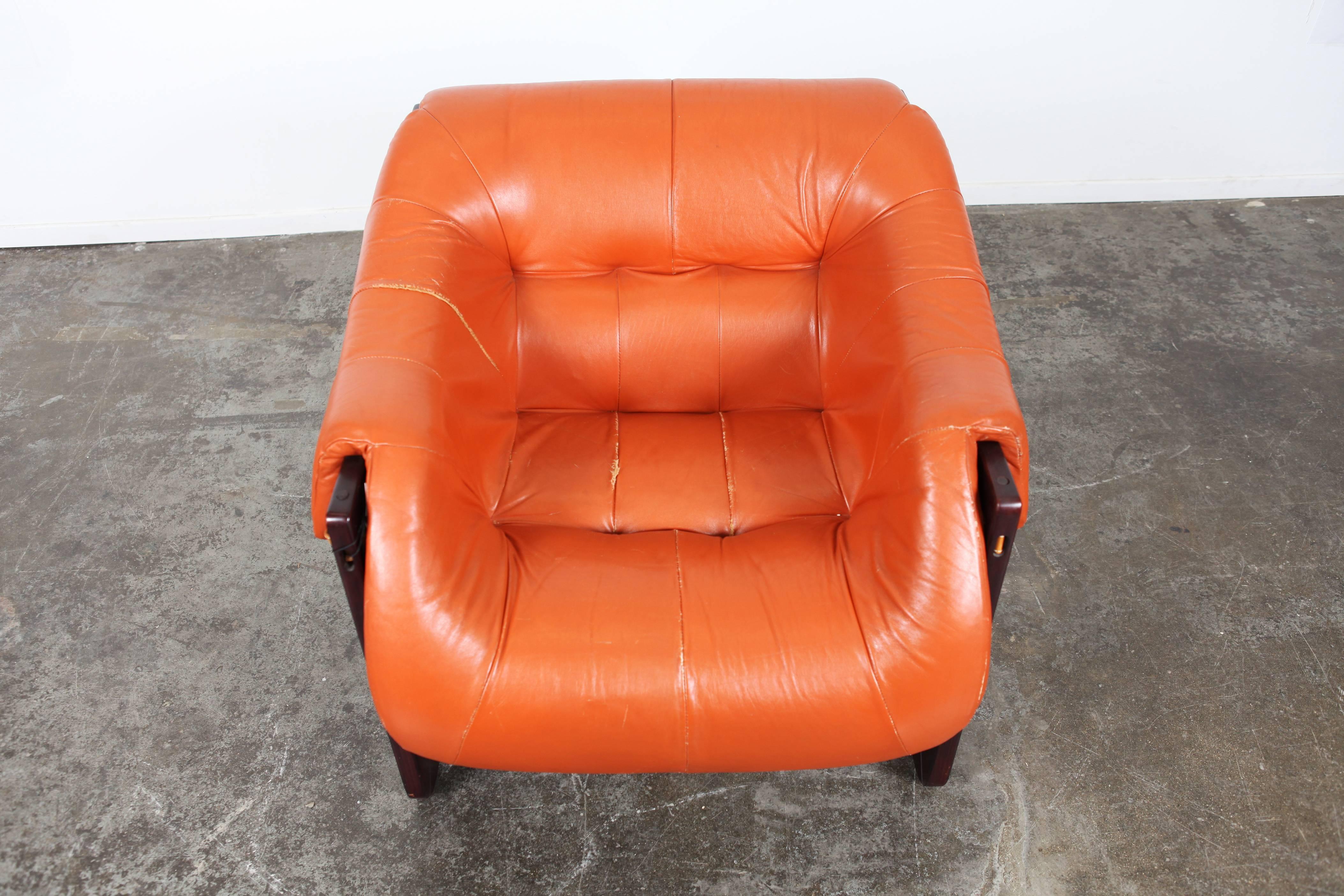 Late 20th Century Mid-Century Modern Lounge Chair by Percival Lafer