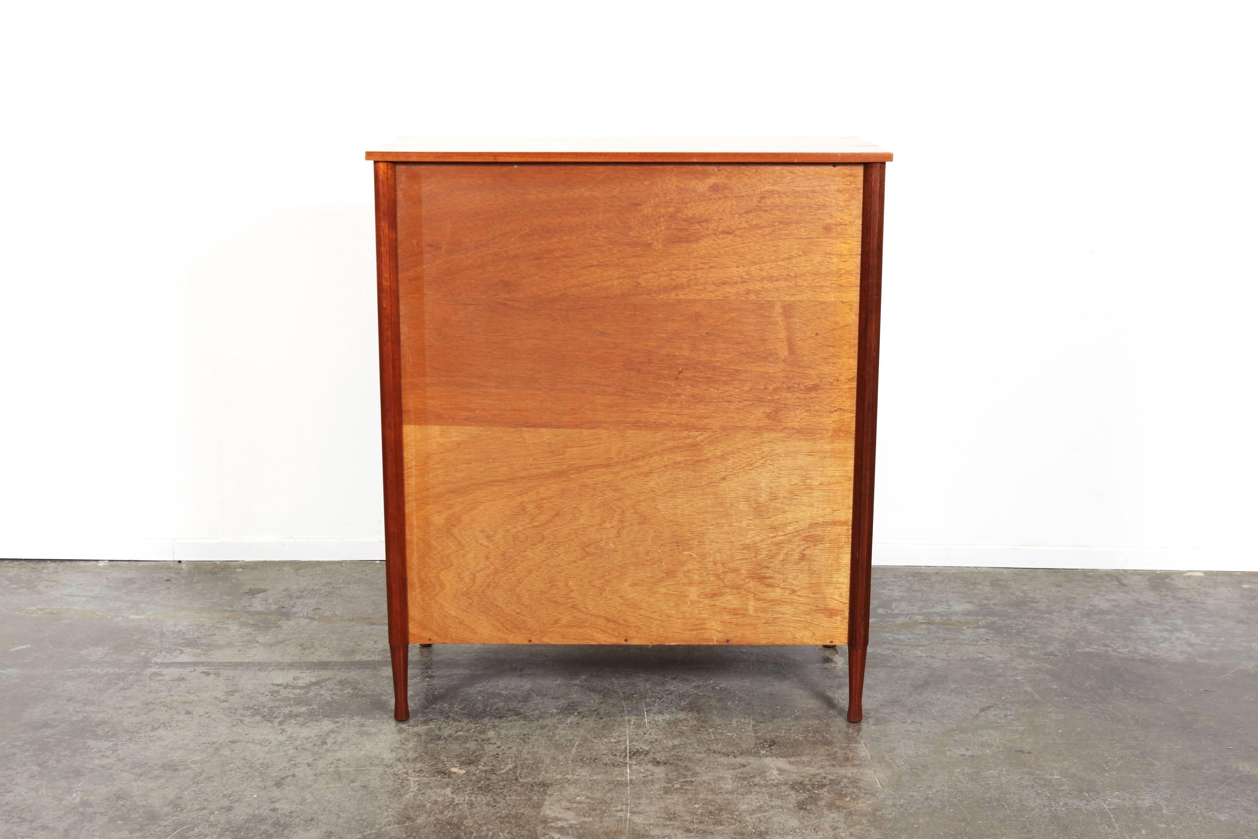 Mid-Century Modern Mahogany Dresser In Excellent Condition In North Hollywood, CA