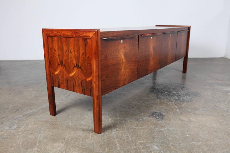 Canadian MidCentury Modern Rosewood File at 1stDibs