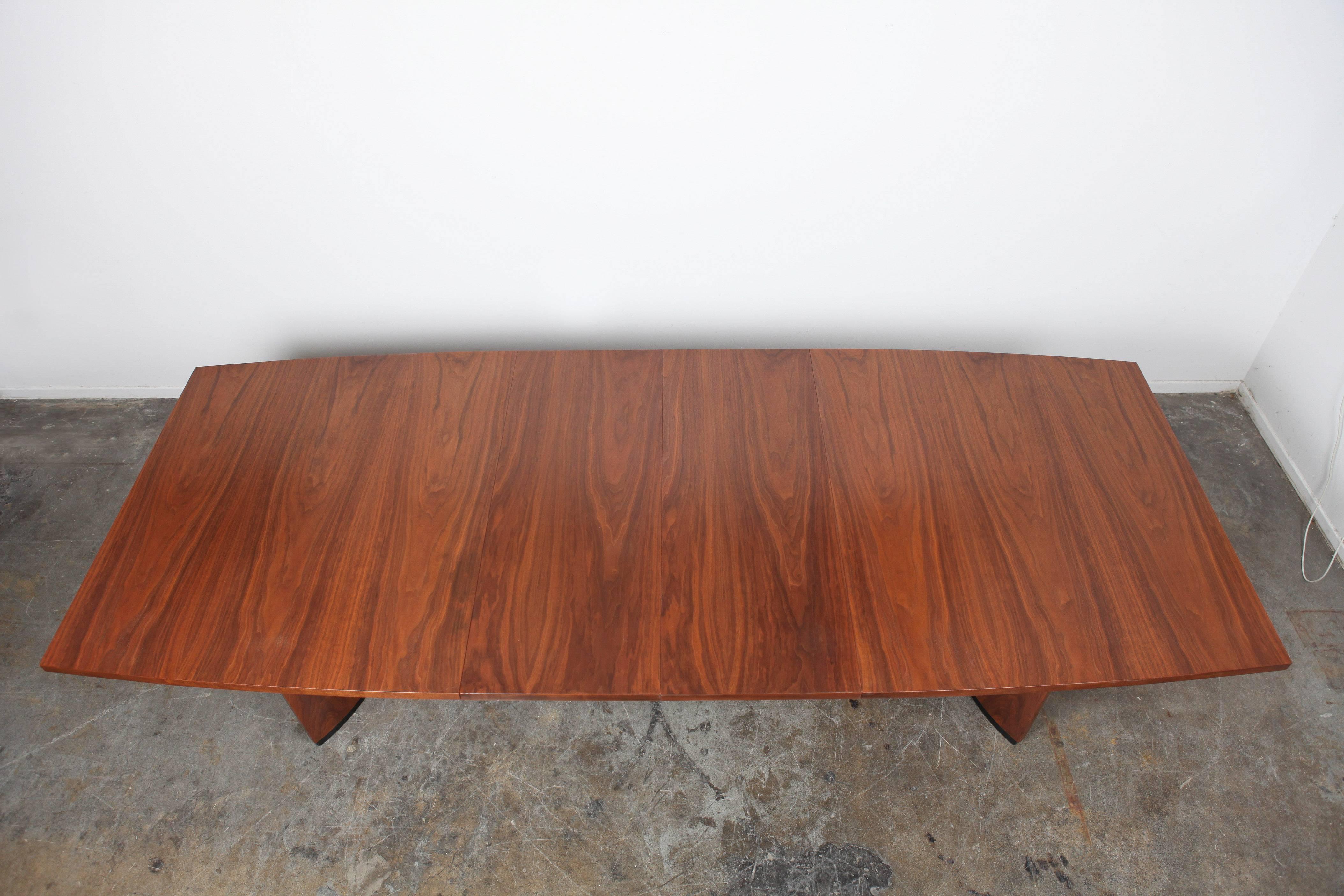 Large Mid-Century Modern Walnut Dining Table 5