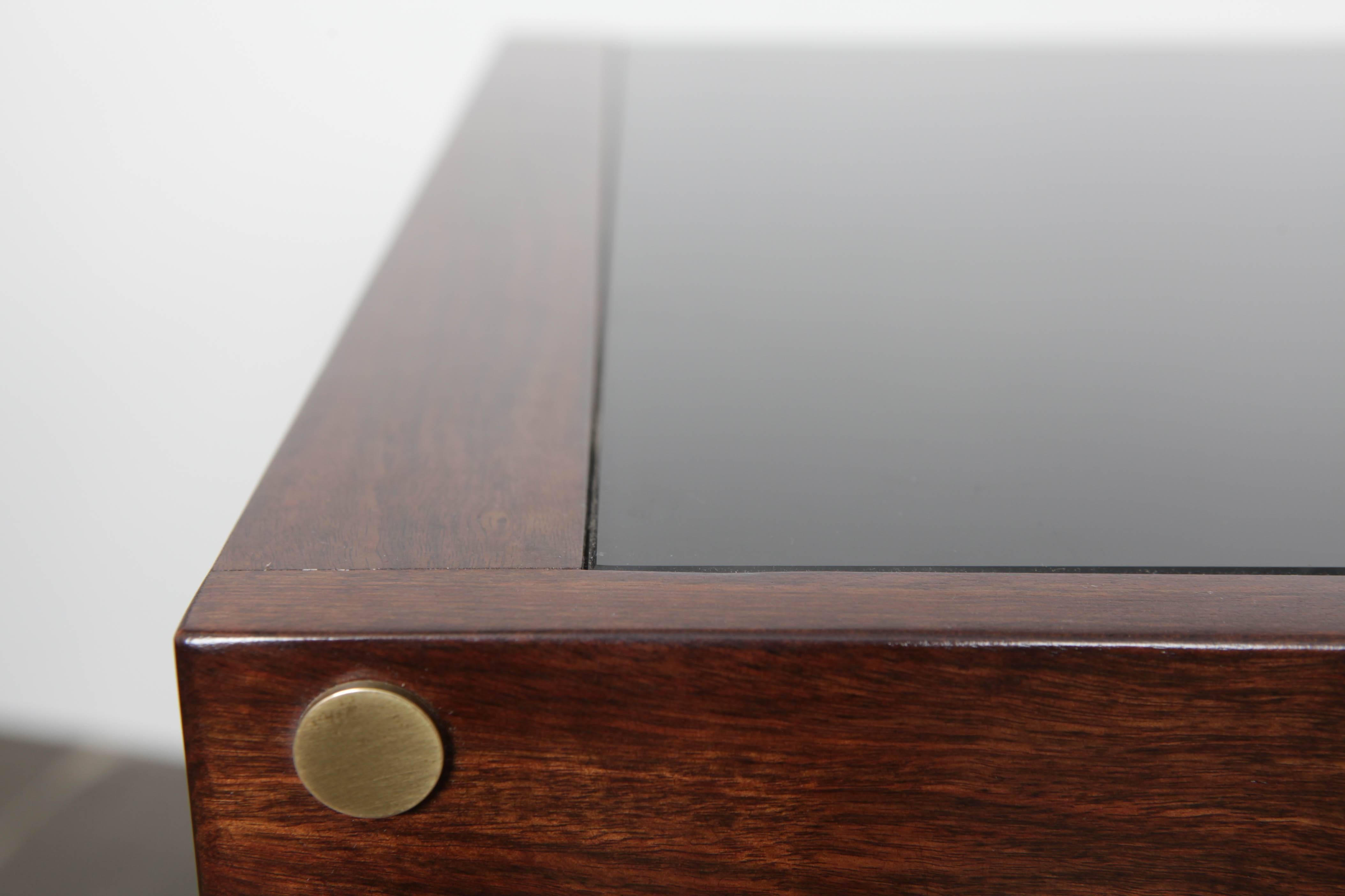 Mid-20th Century Sergio Rodrigues Rosewood Three-Door Credenza