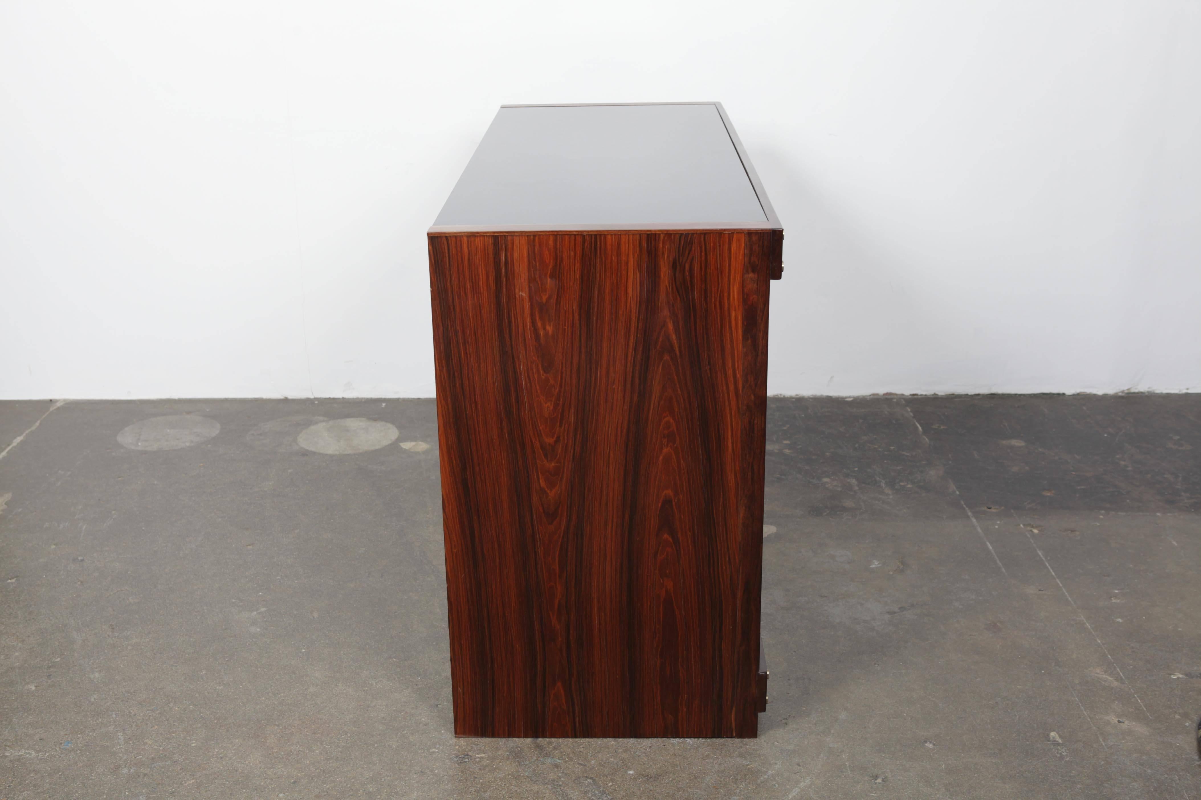 Sergio Rodrigues Rosewood Three-Door Credenza 1