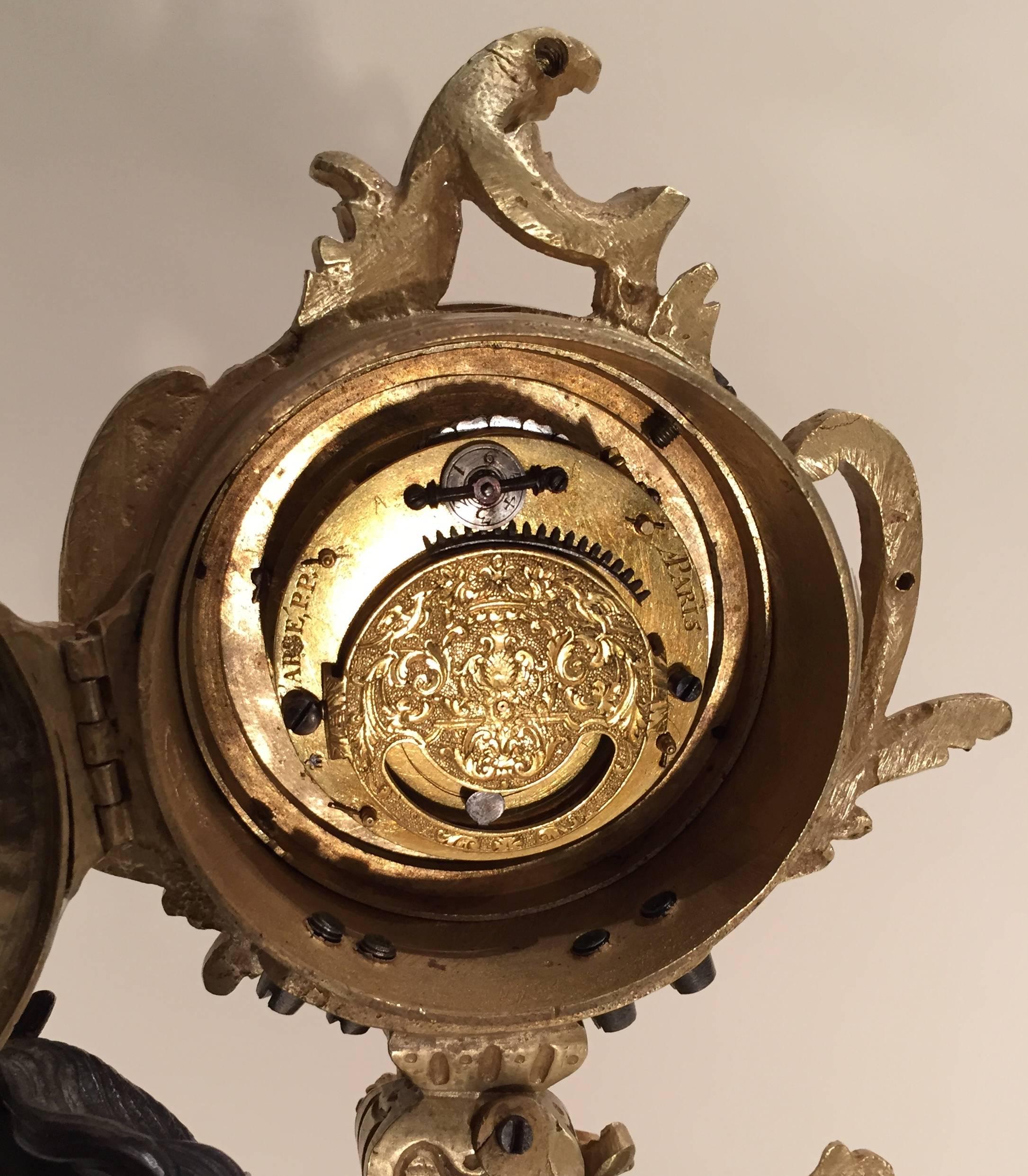 Rare French 18th Century Horse Clock, Paris, circa 1760-1770 In Excellent Condition In Isle sur la Sorgue, Provence