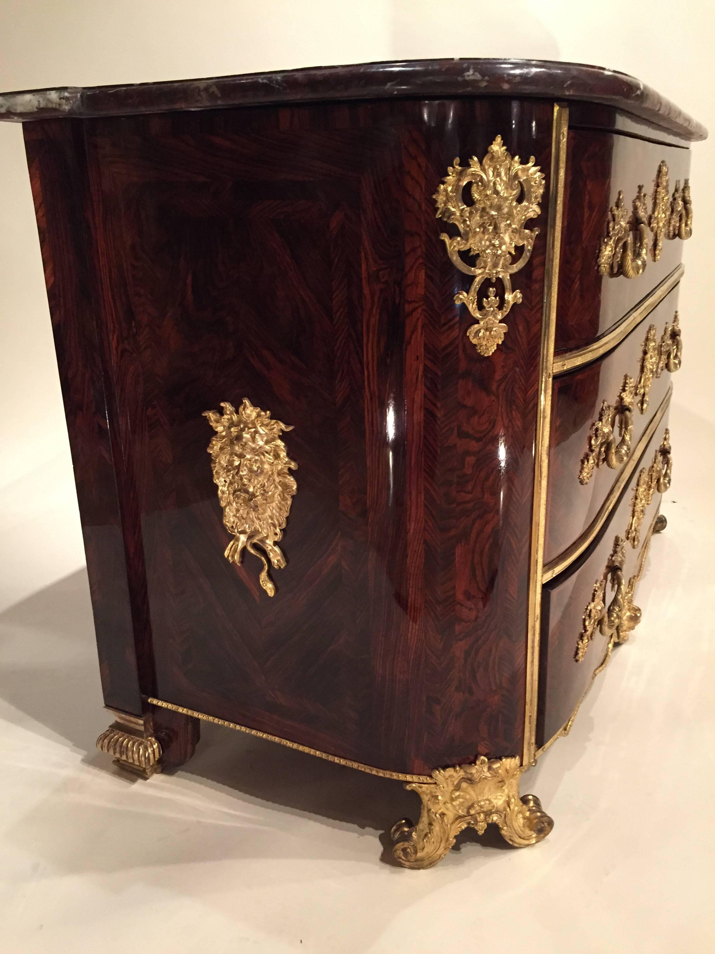 Louis XIV Exceptionally French Fine Commode, Sun King Period, circa 1715 For Sale