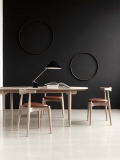Hans J. Wegner CH338 Oval Dining Table in Soaped Oak by Carl Hansen